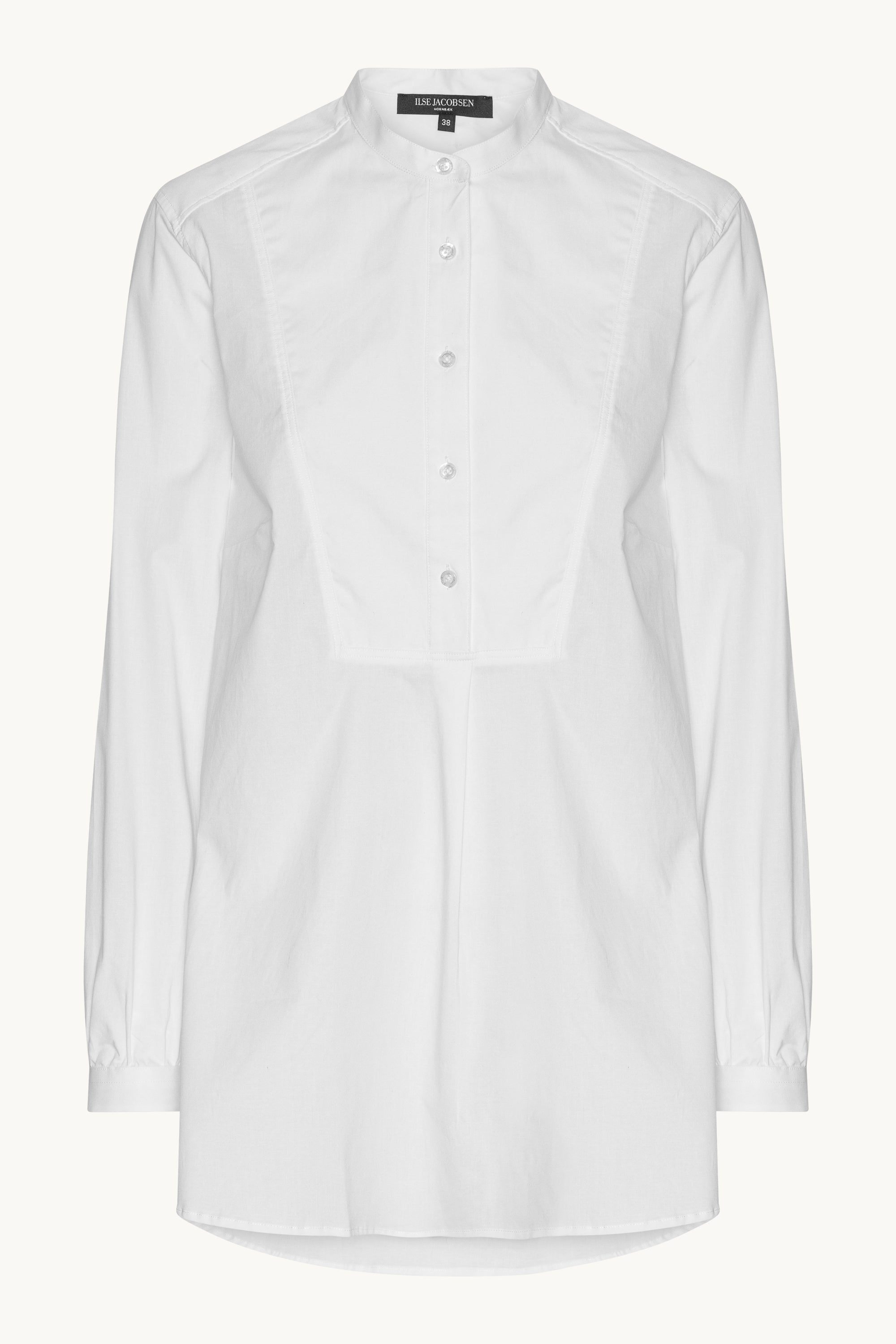 Camisa Clásica Espalda Larga - White