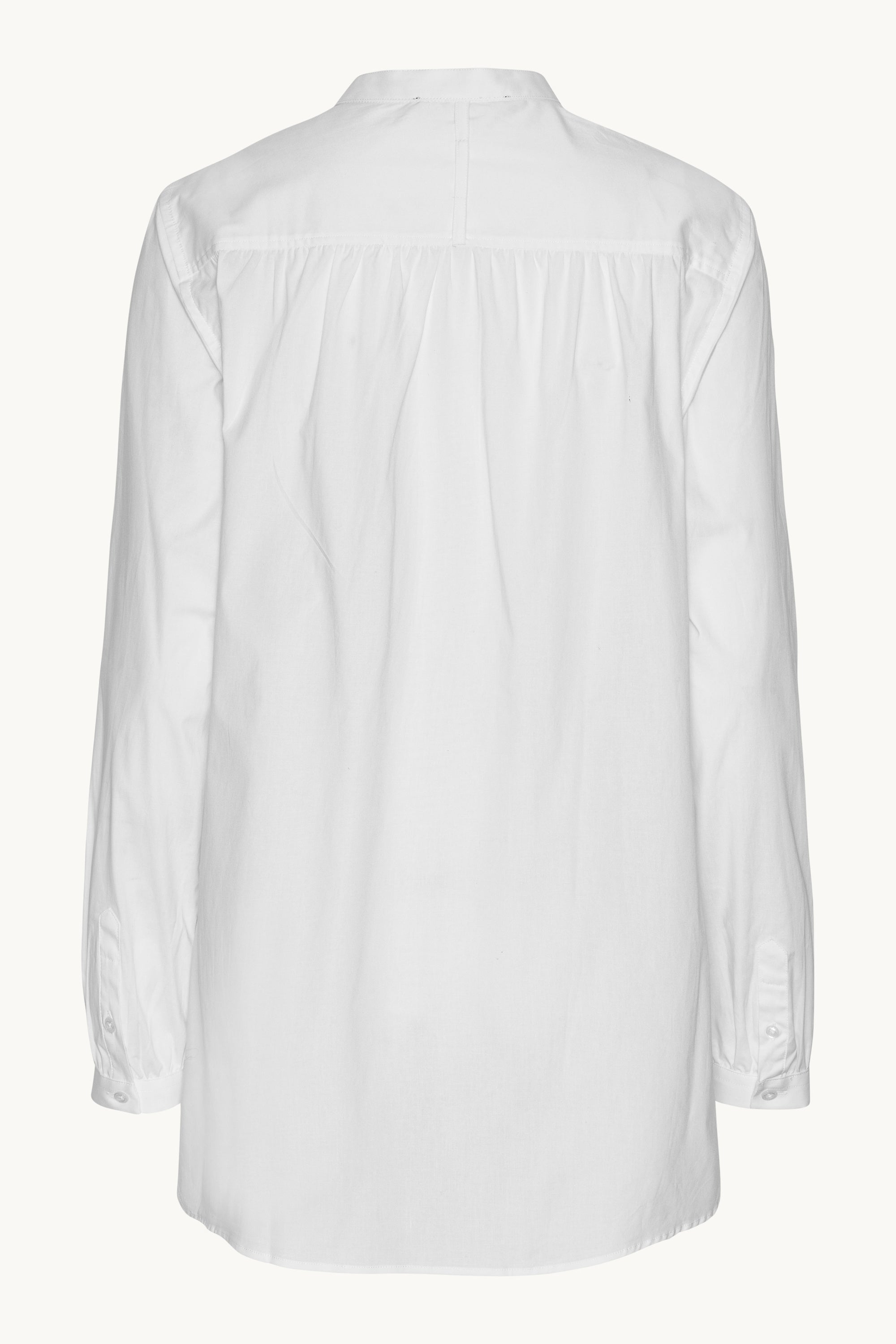 Camisa Clásica Espalda Larga - White