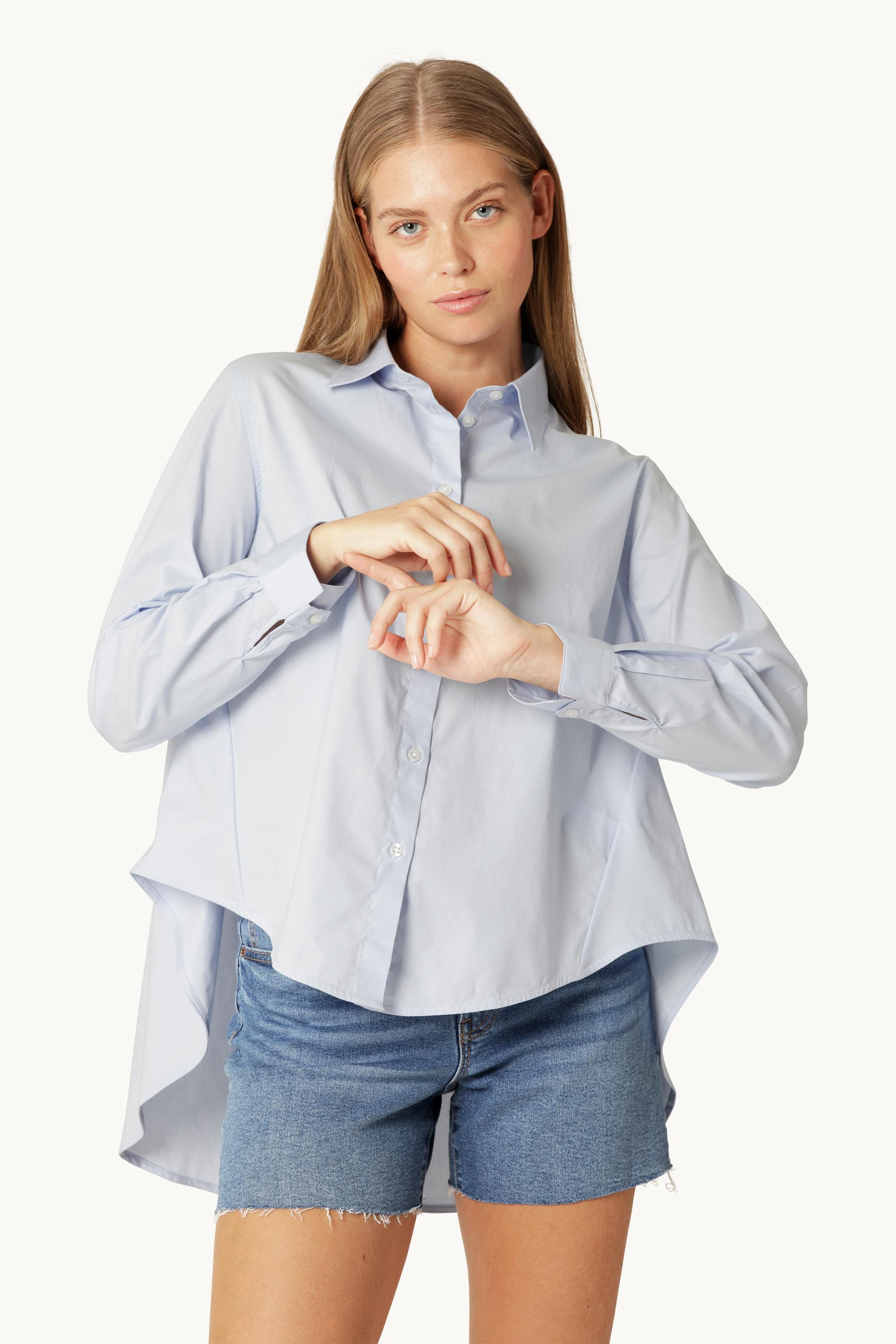 Shirt Flowy Back - Heather