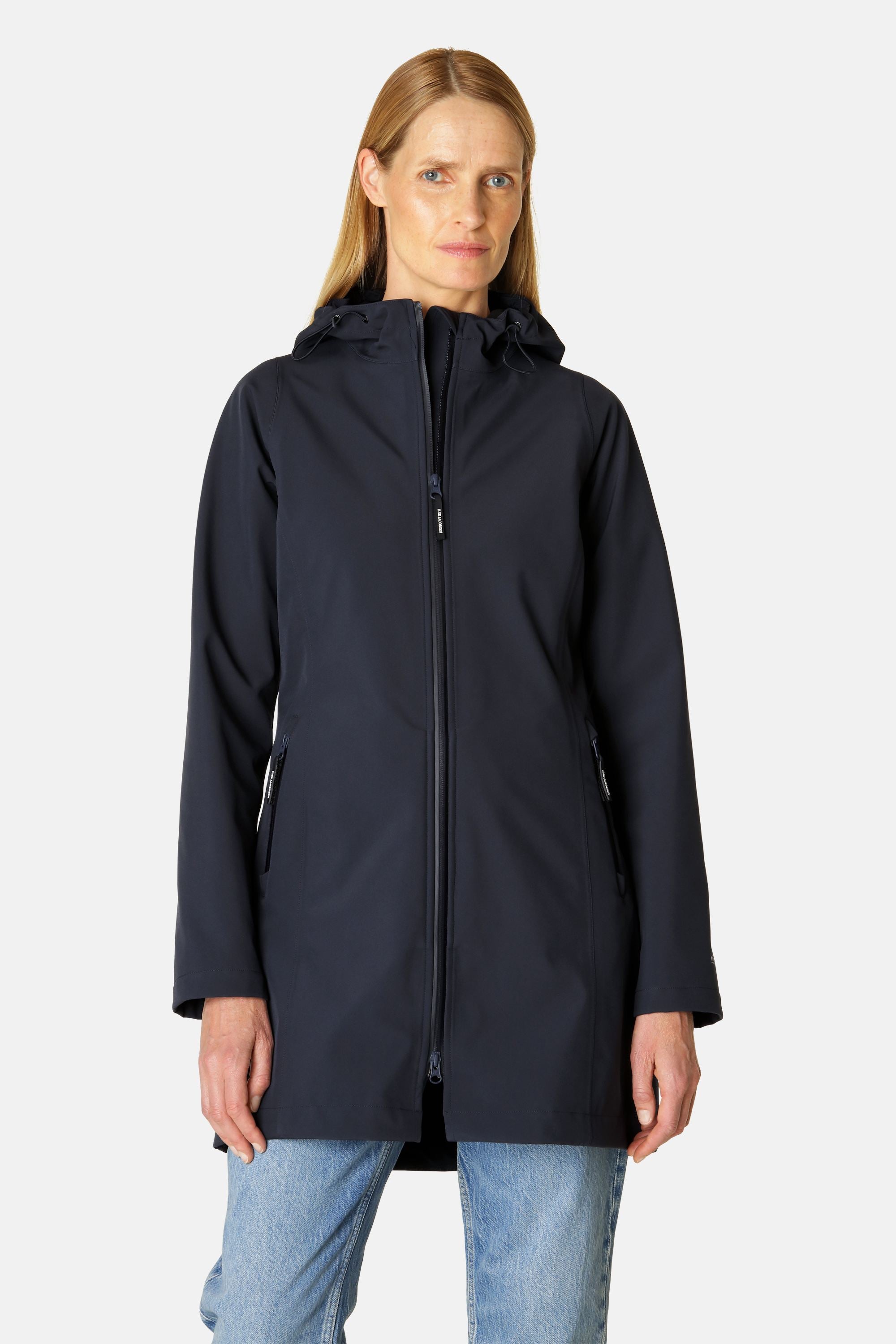 Softshell Raincoat - Dark Indigo