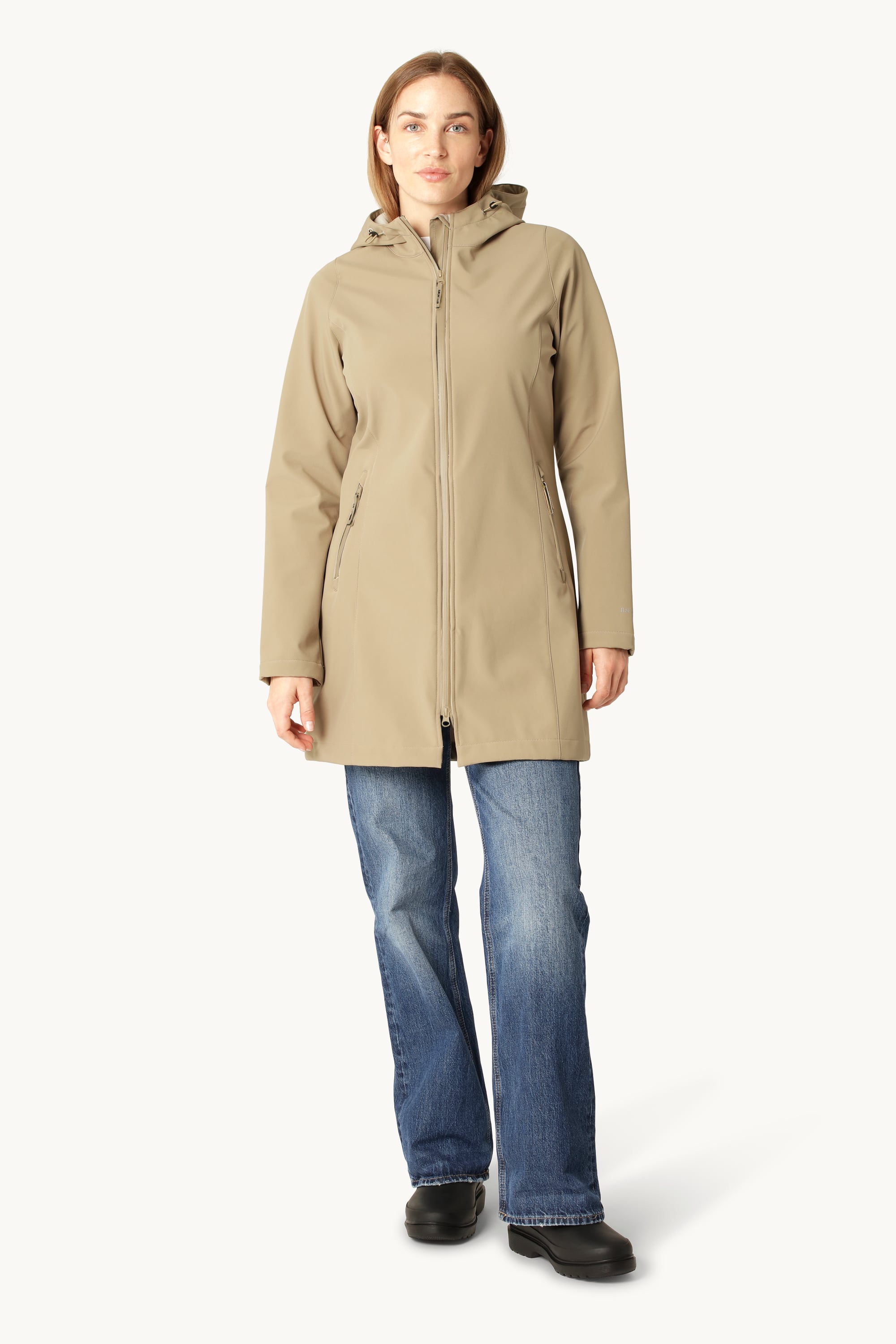 Softshell Raincoat - Greige