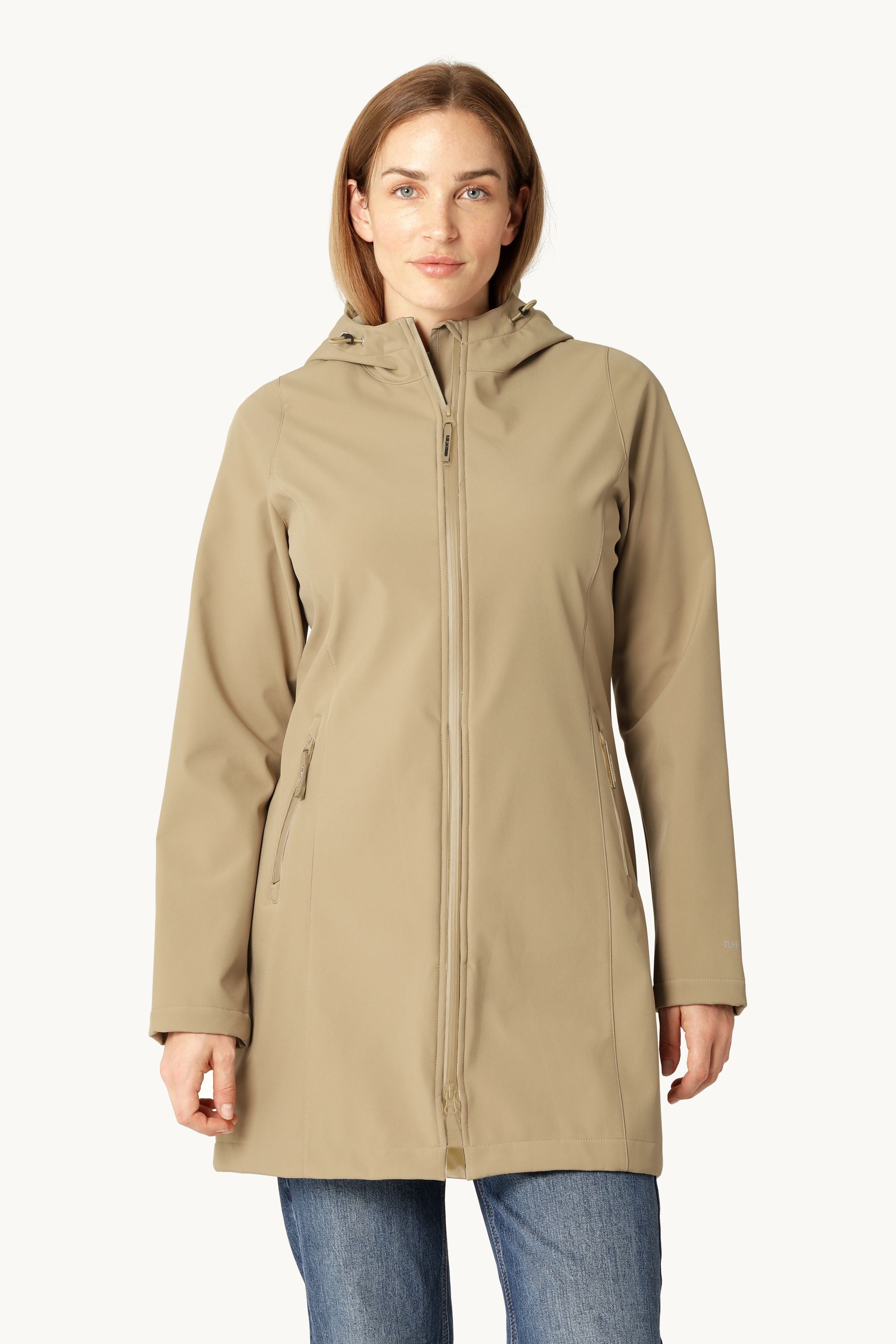 Softshell Raincoat - Greige