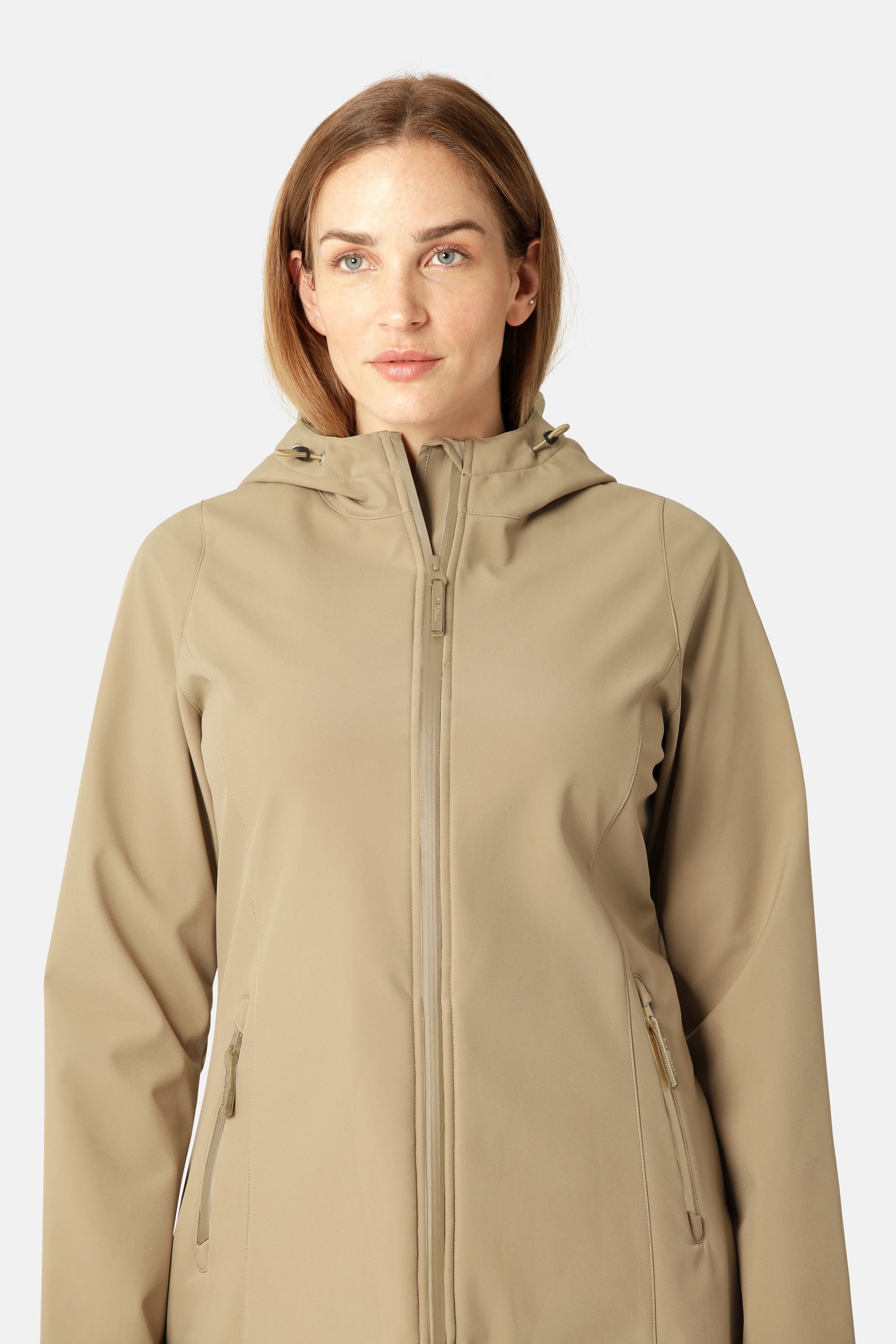 Softshell Raincoat - Greige