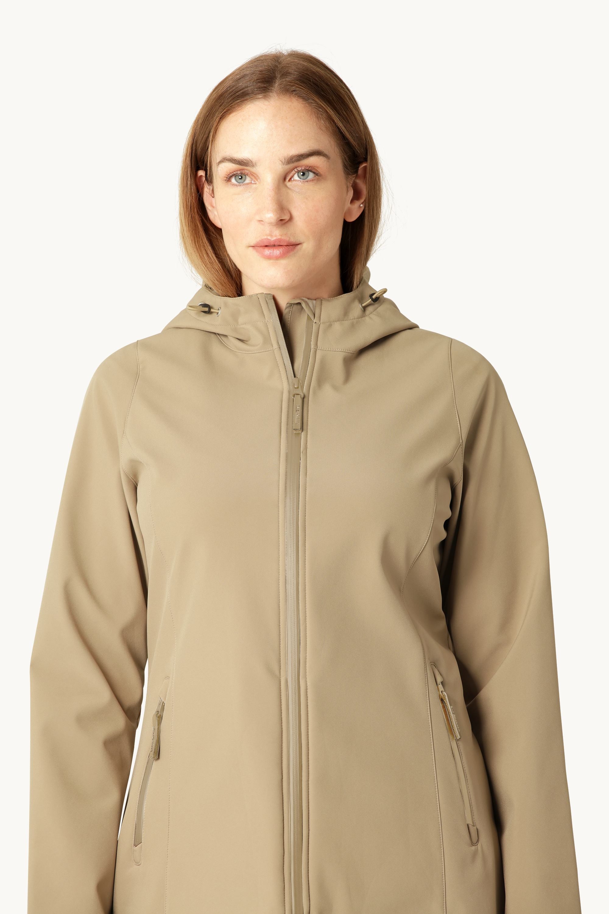 Softshell Raincoat - Greige