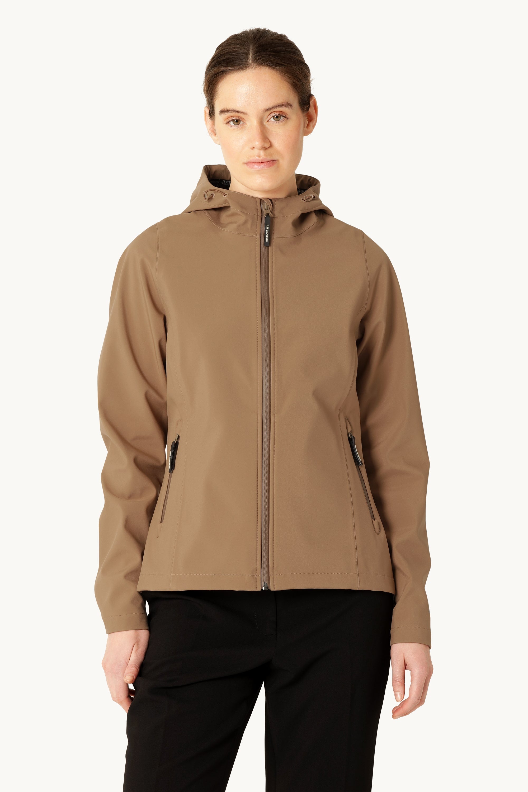 Short Softshell Raincoat - Mocca