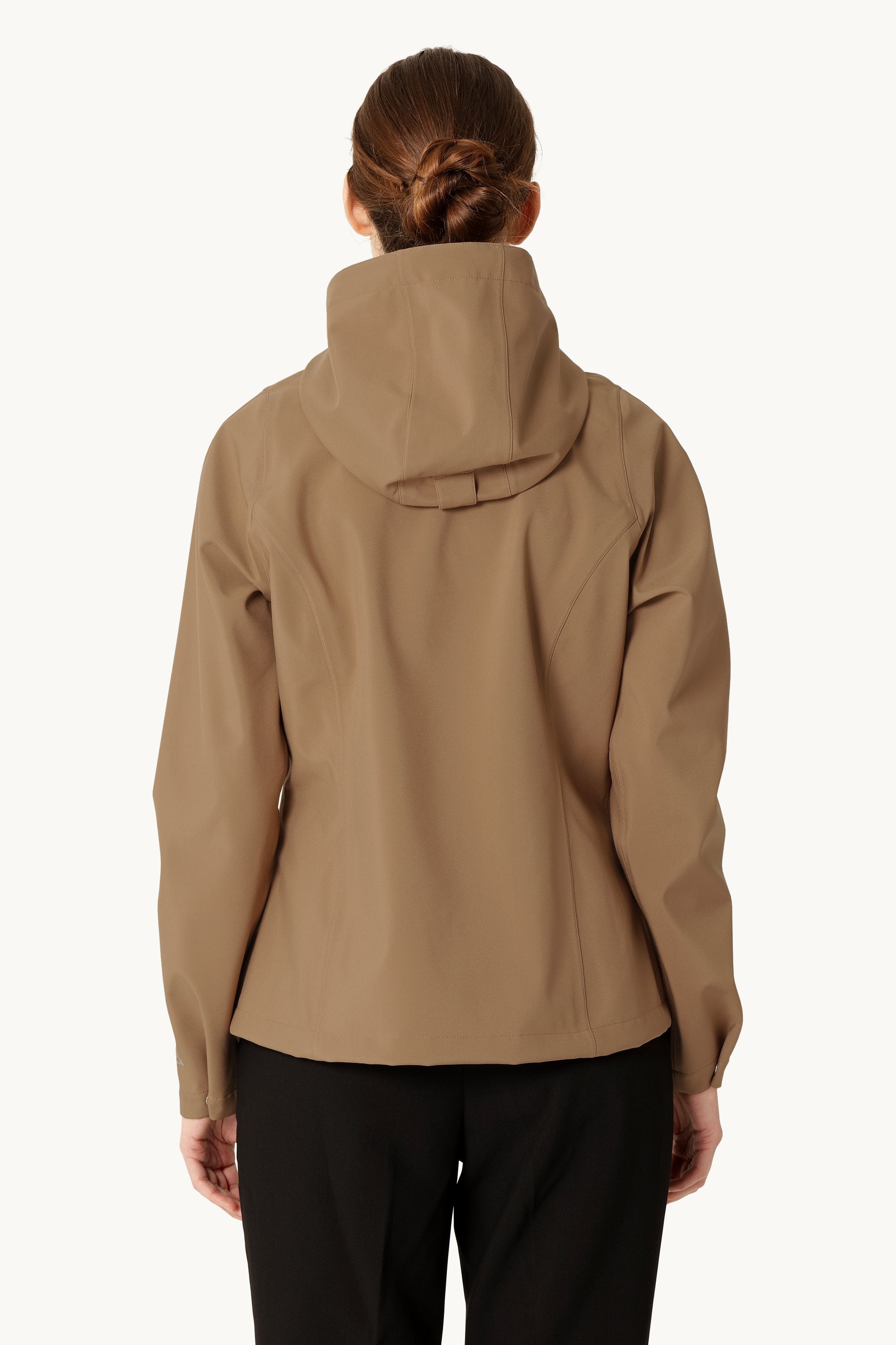 Short Softshell Raincoat - Mocca
