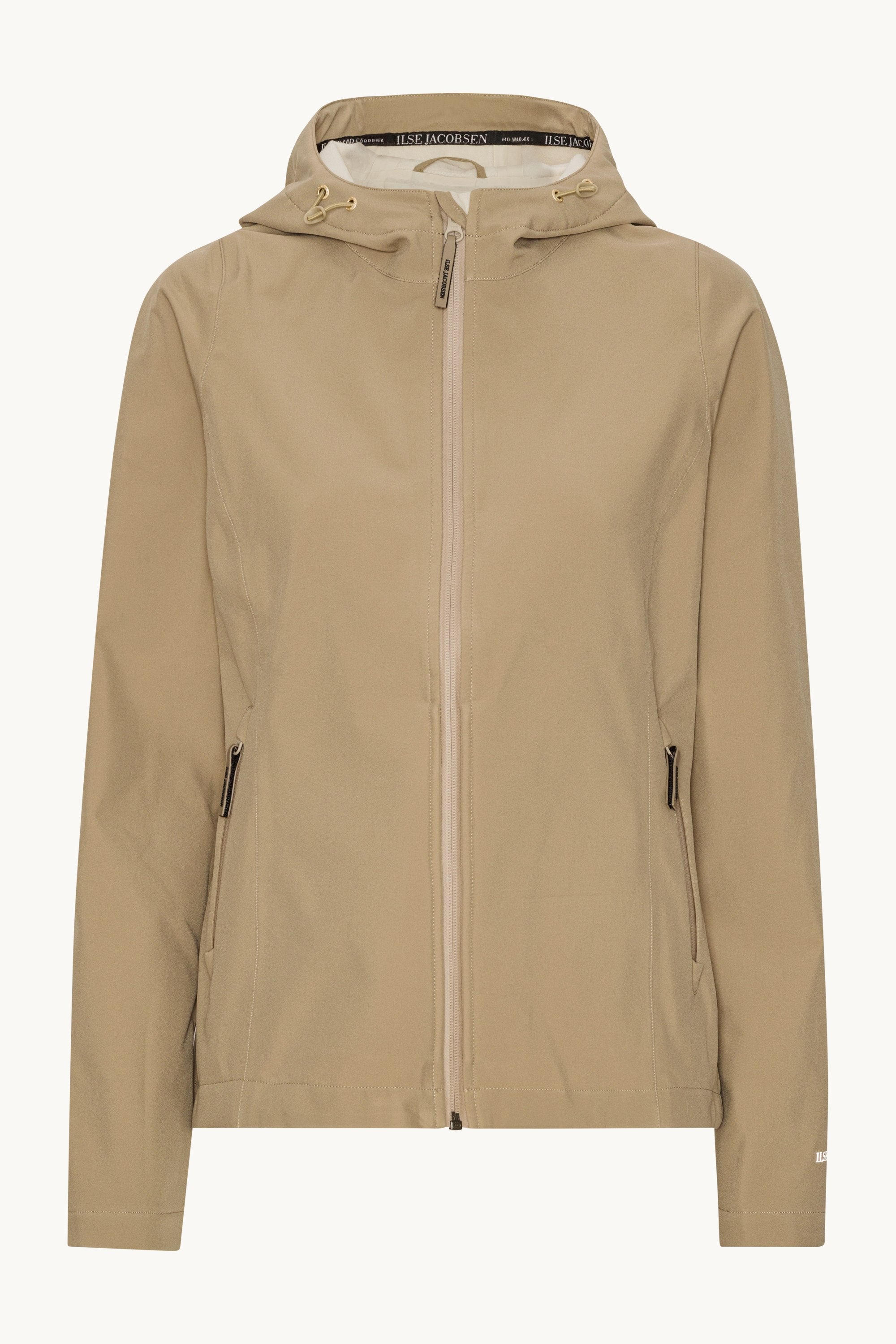 Short Softshell Raincoat - Greige