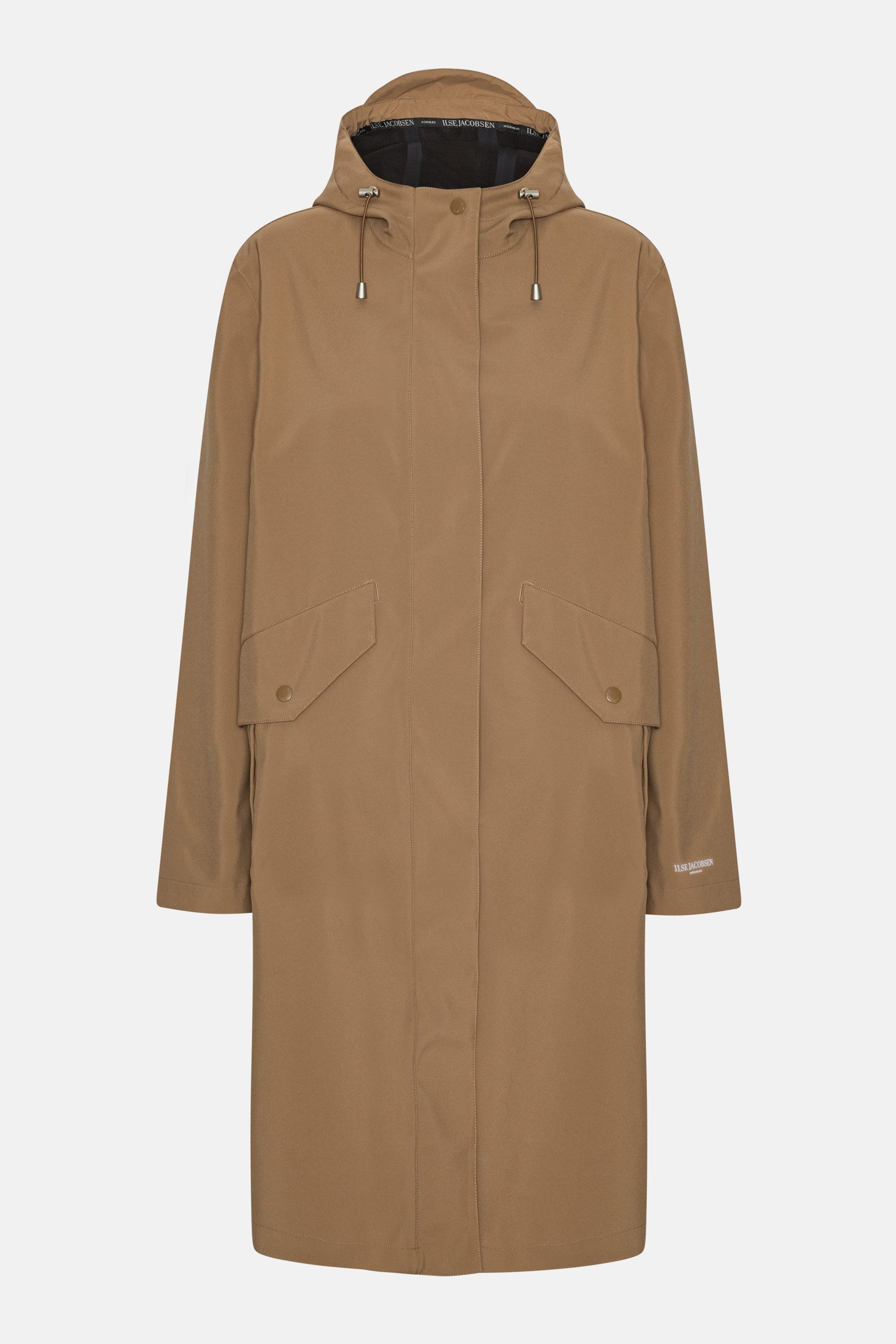 Long Softshell Raincoat - Mocca