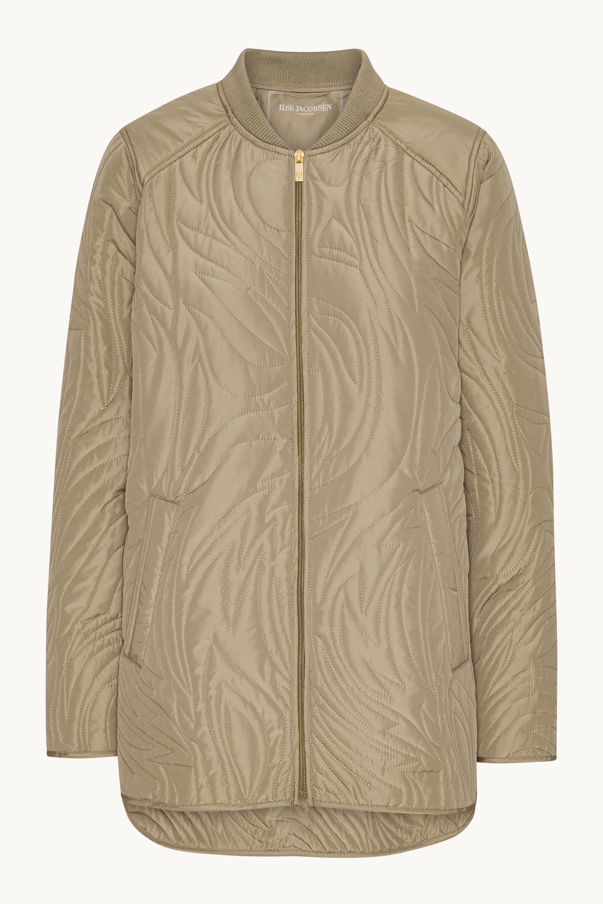 Chaqueta Acolchada Corta - Greige