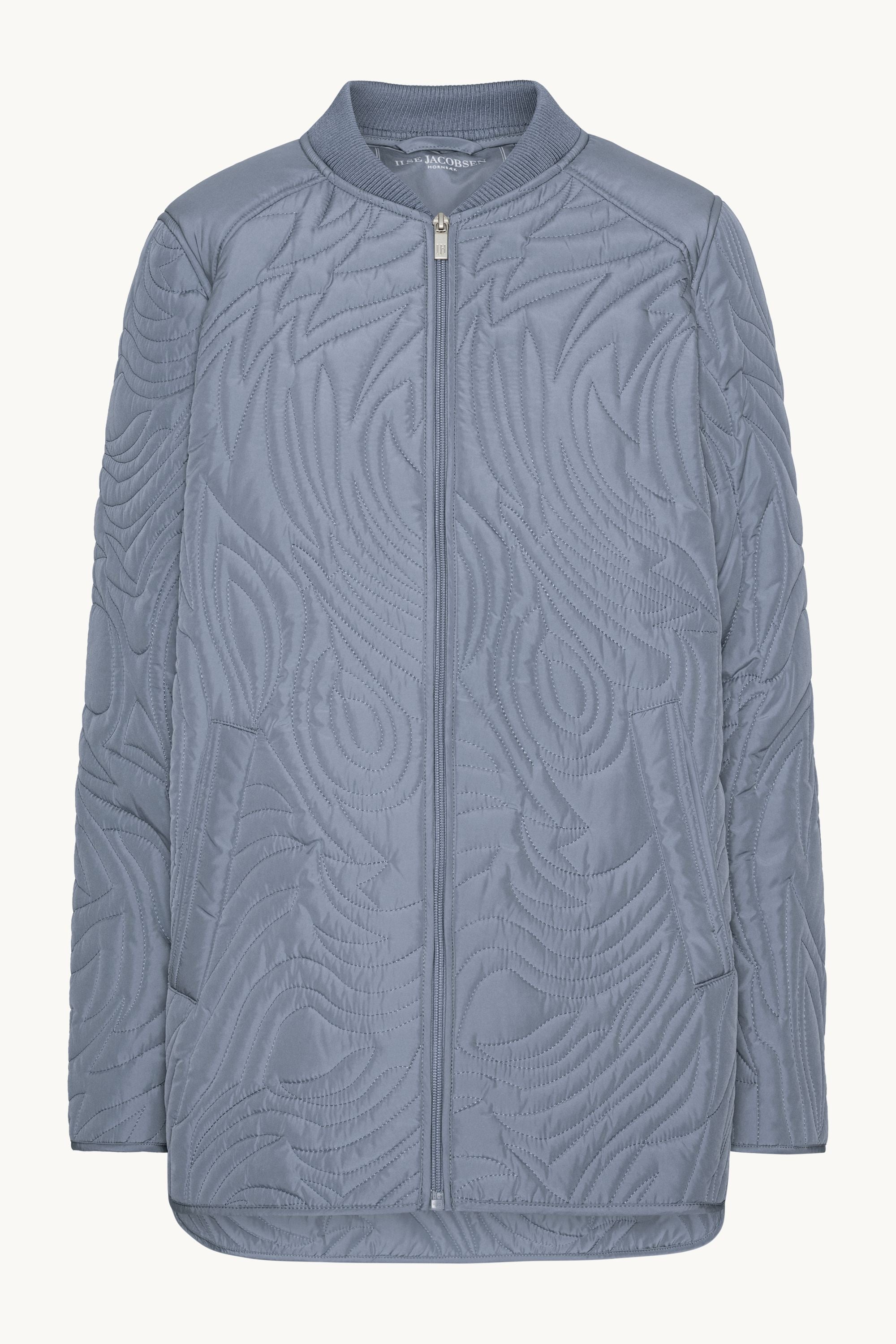Chaqueta Acolchada Corta - Grey Blue