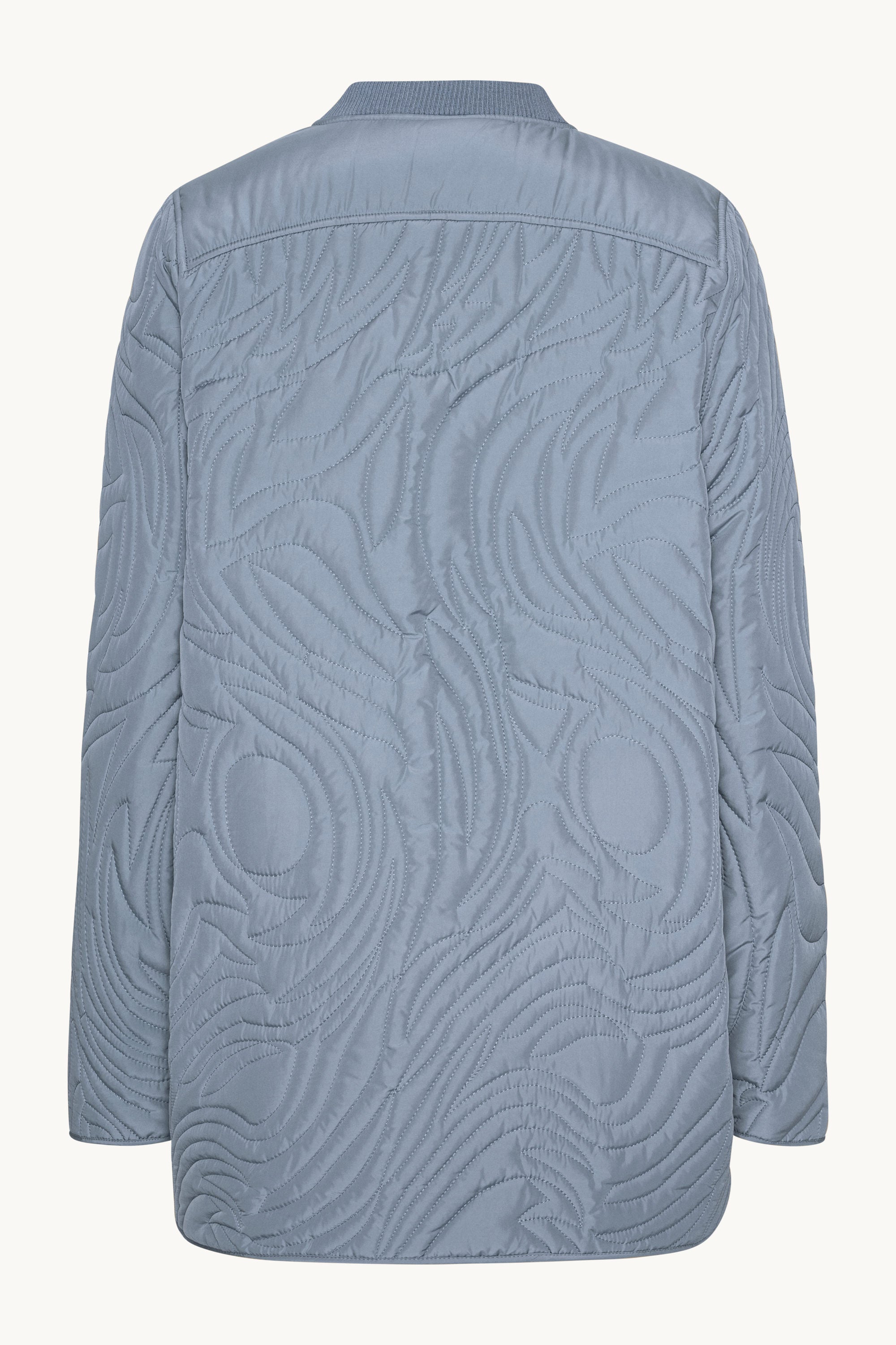 Chaqueta Acolchada Corta - Grey Blue