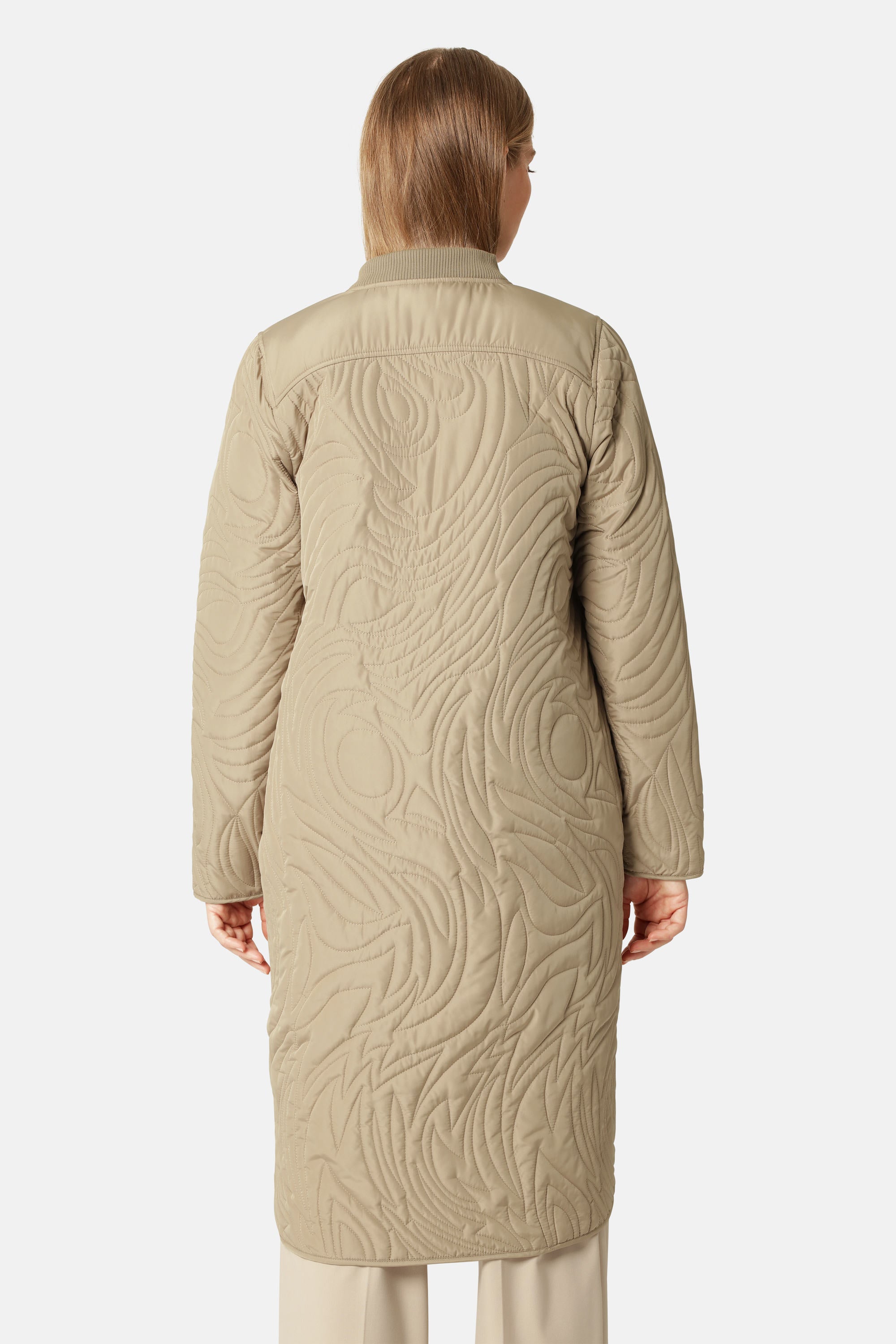 Chaqueta Acolchada - Greige