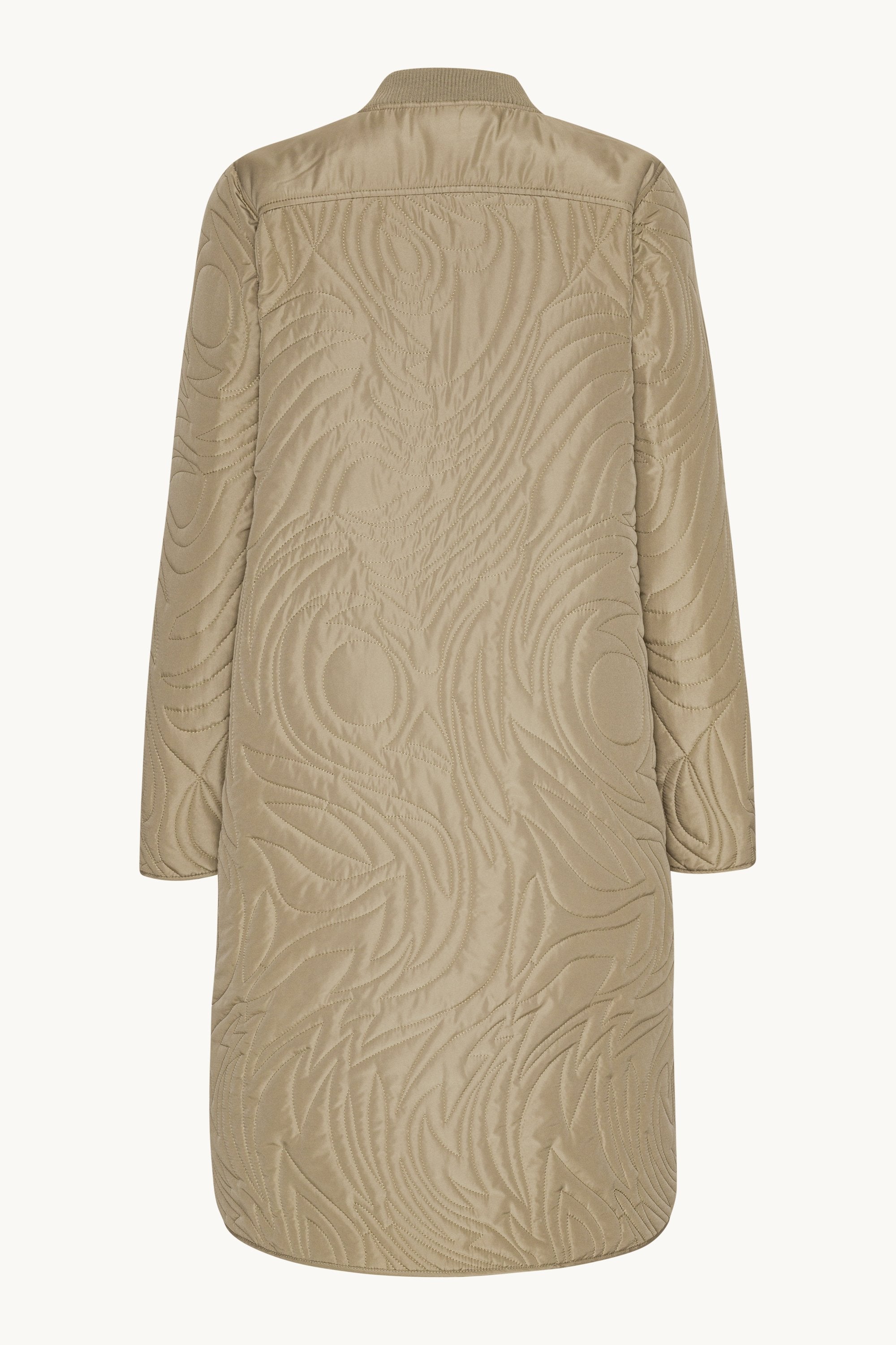 Chaqueta Acolchada - Greige