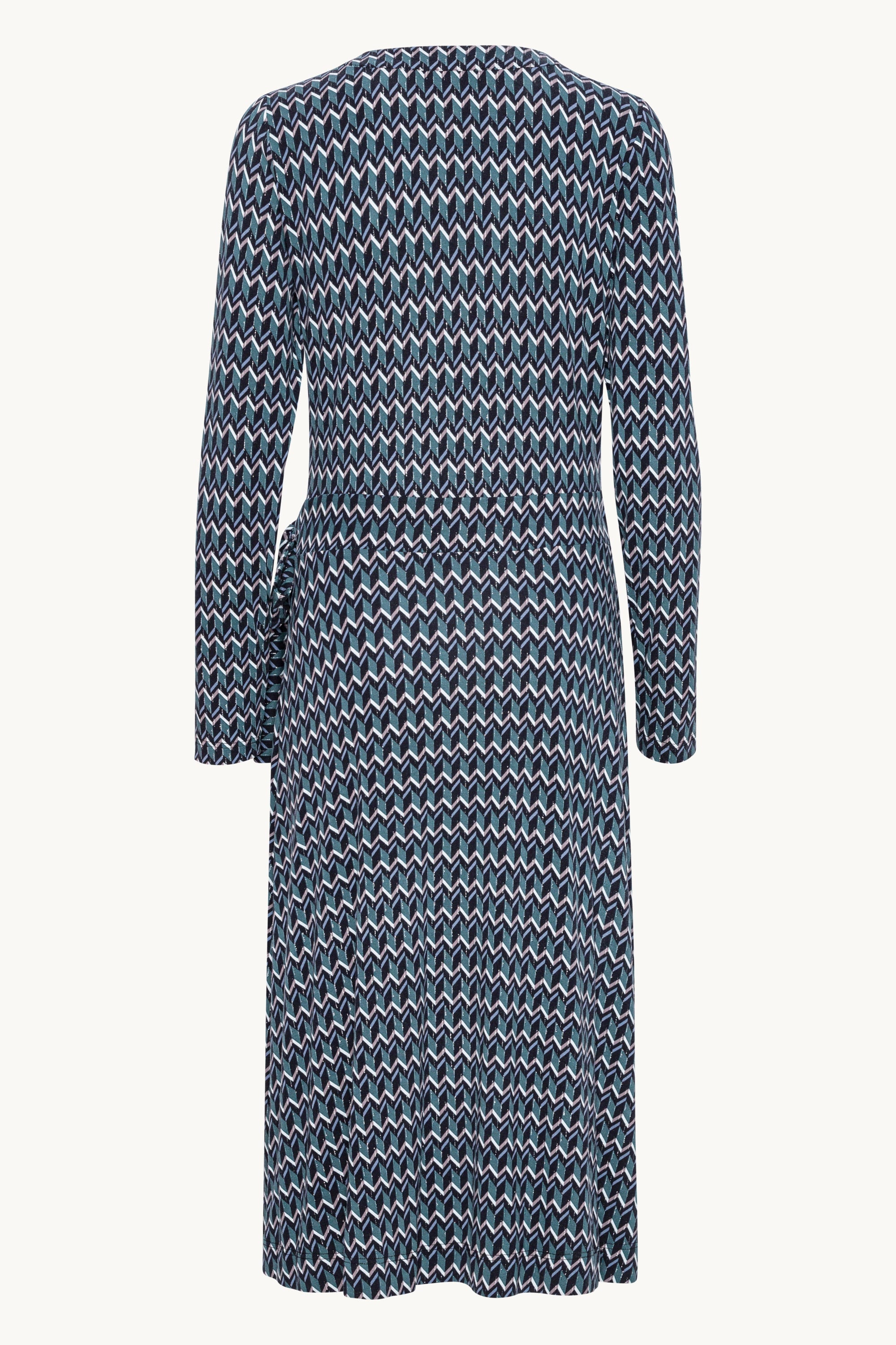 Elisa Harlekin Wrap Dress - Dark Indigo
