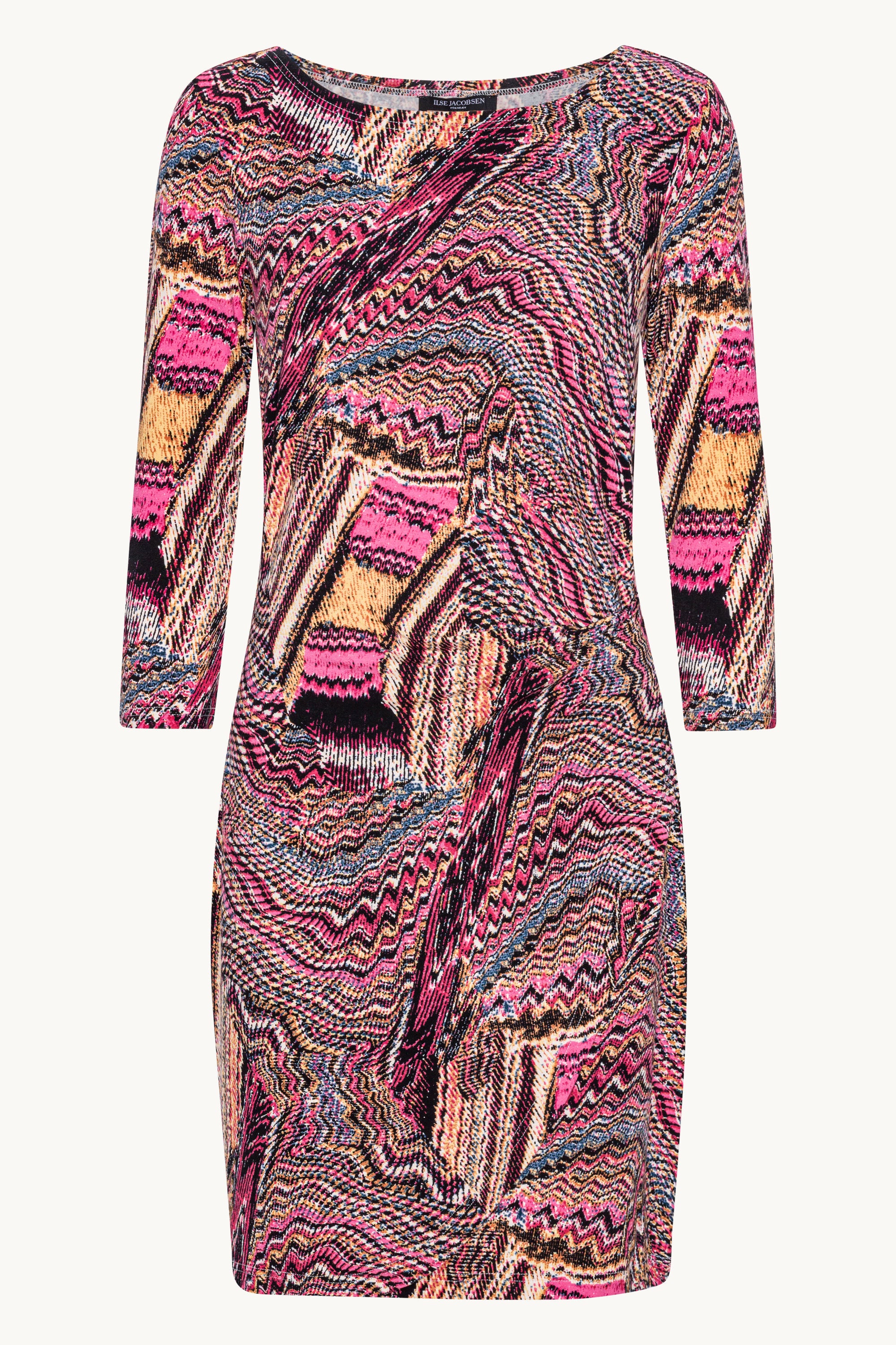 Vestido Elisa con nudo de concha - Rosa rosado