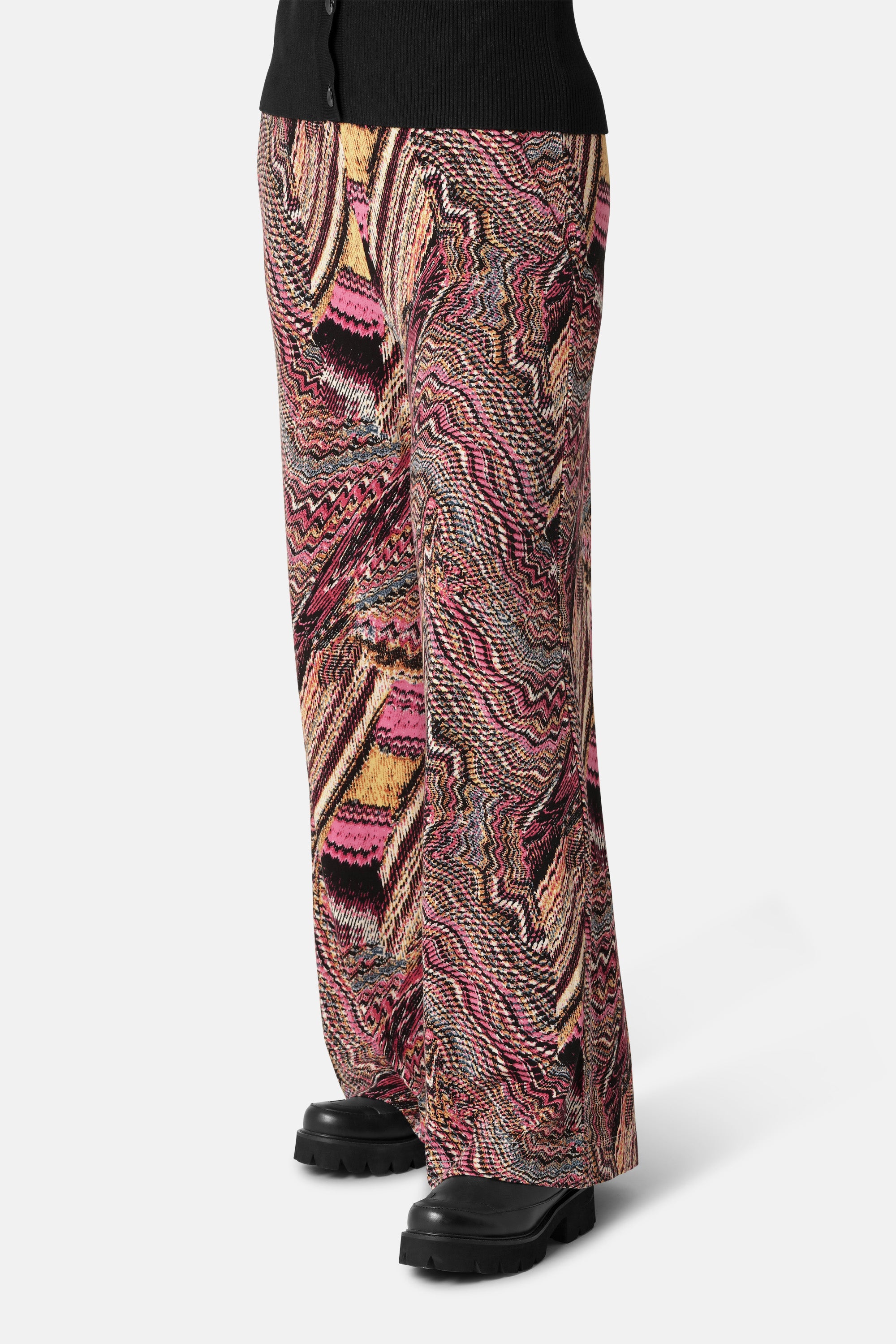 Ilse Jacobsen Hornbæk Womenswear Elisa Seashell Flaired Trousers Clothes 908 Rosy Pink