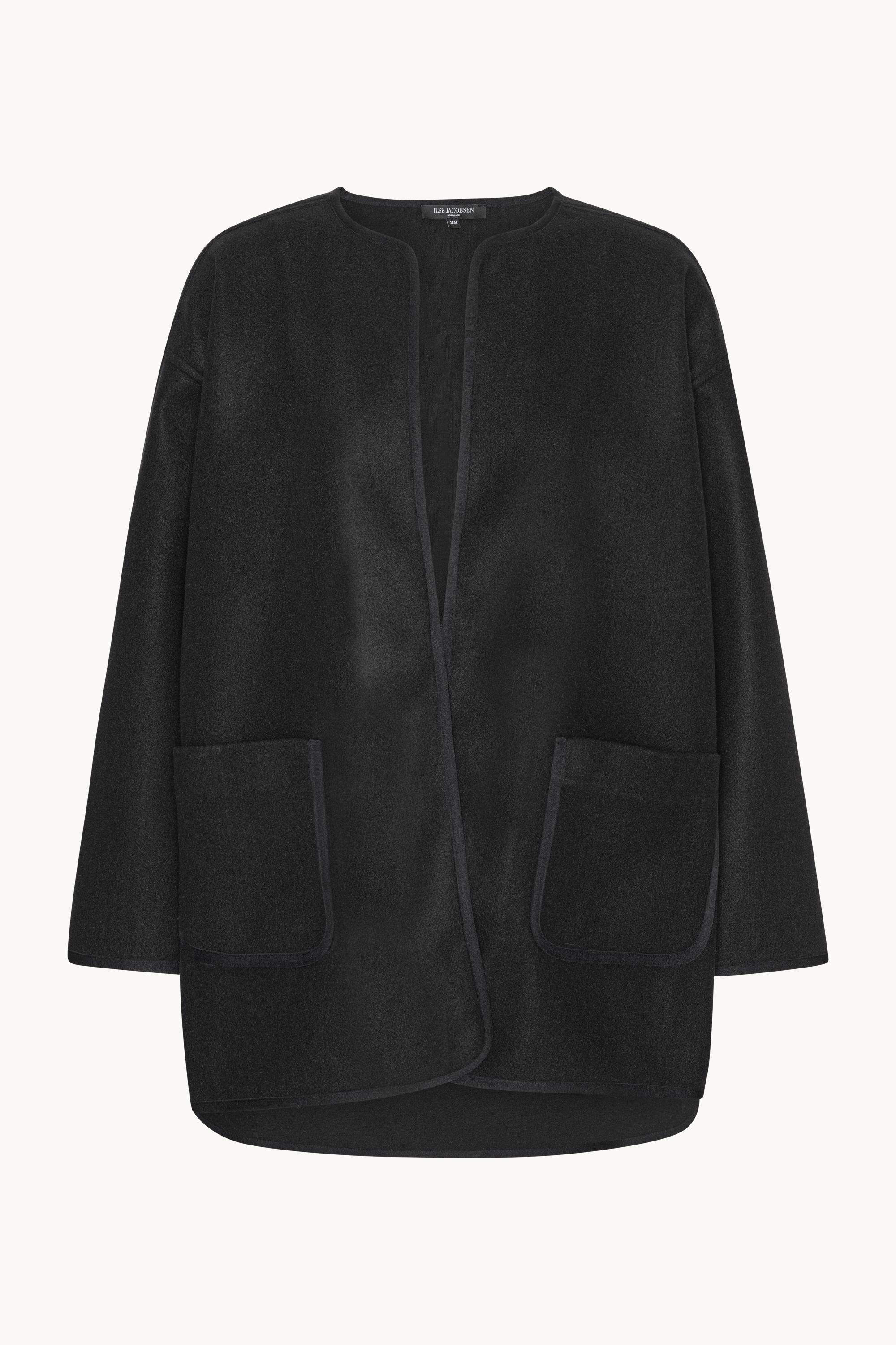 Chaqueta Casual Afieltrada - Black