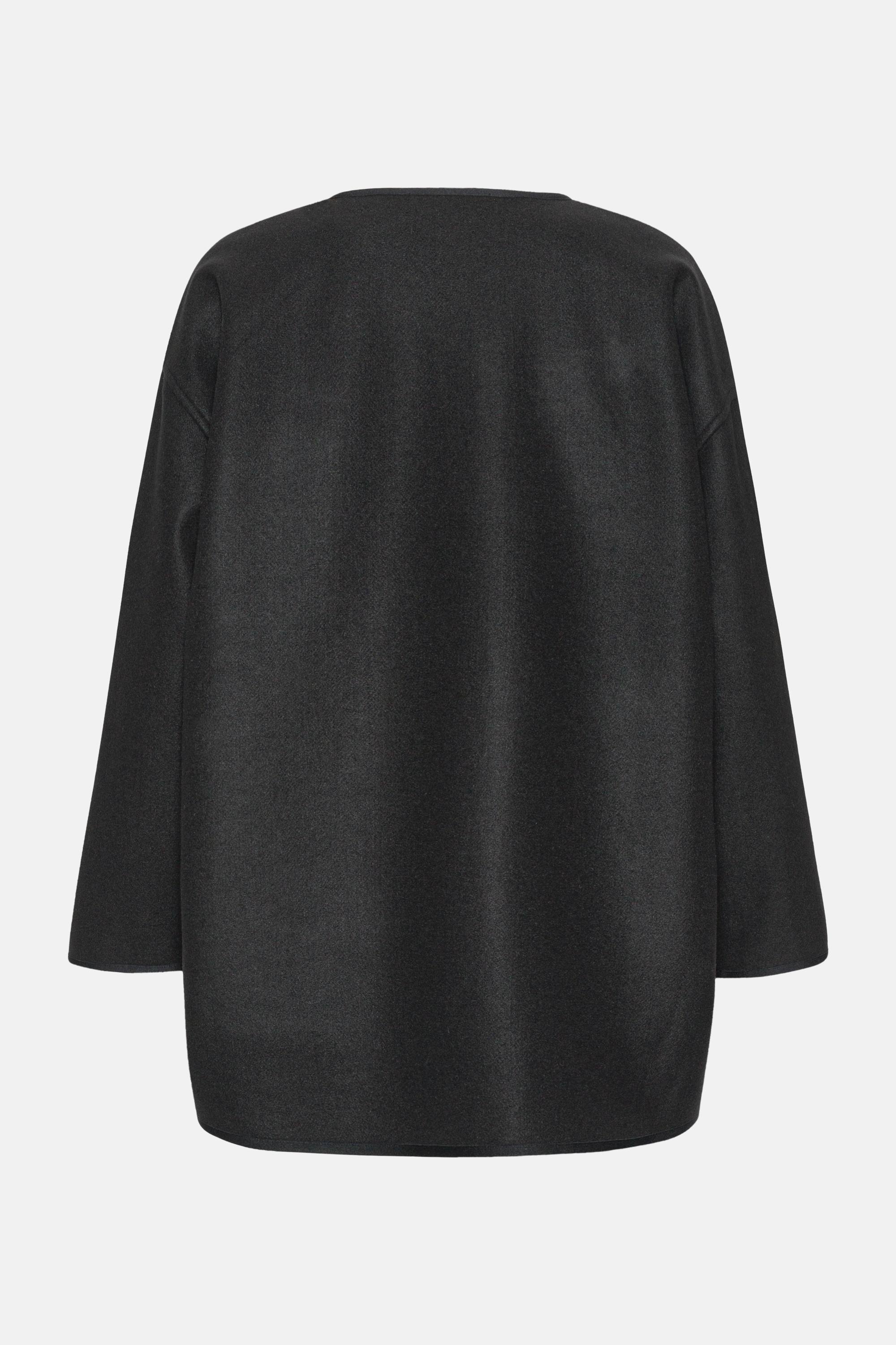 Felted Casual Jacket - Black