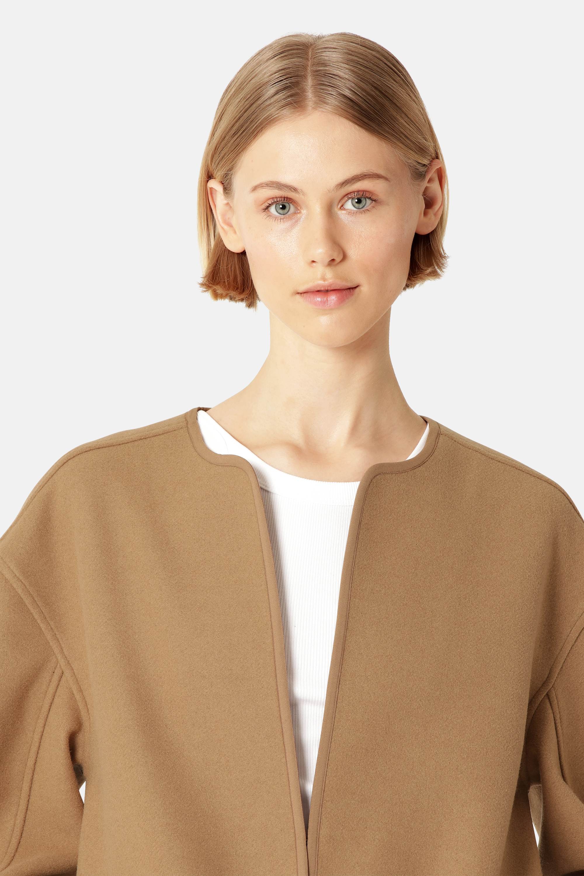 Long Casual Jacket - Mocca