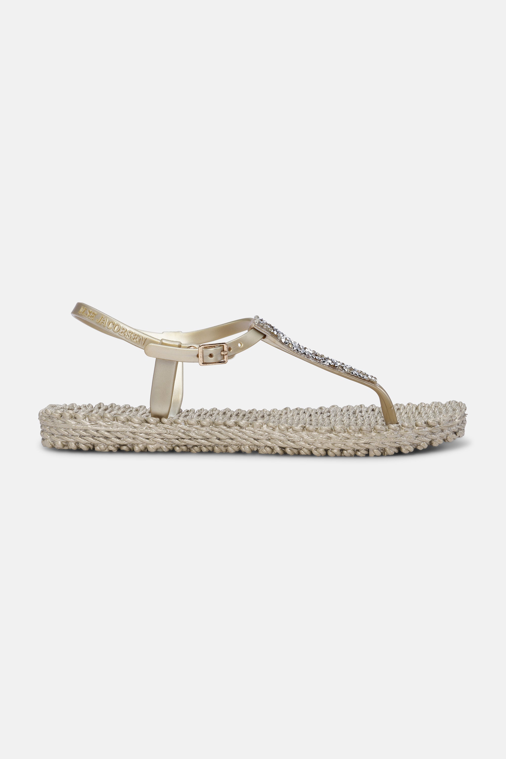Ilse Jacobsen Hornbæk Footwear Flip Flops With Rhinstones Flip-flops 780 Platin