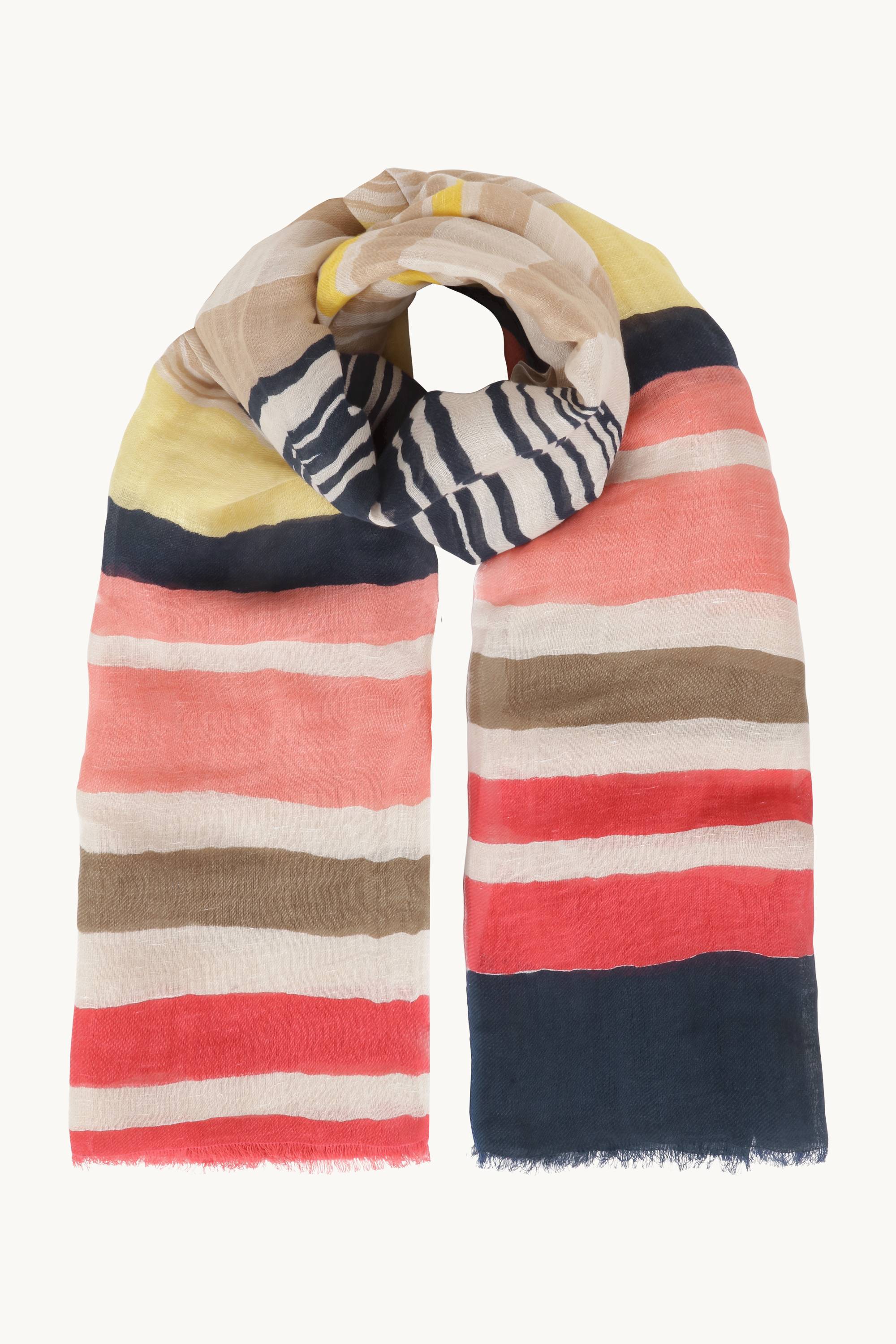 Pañuelo a Rayas - Red Organic Stripe
