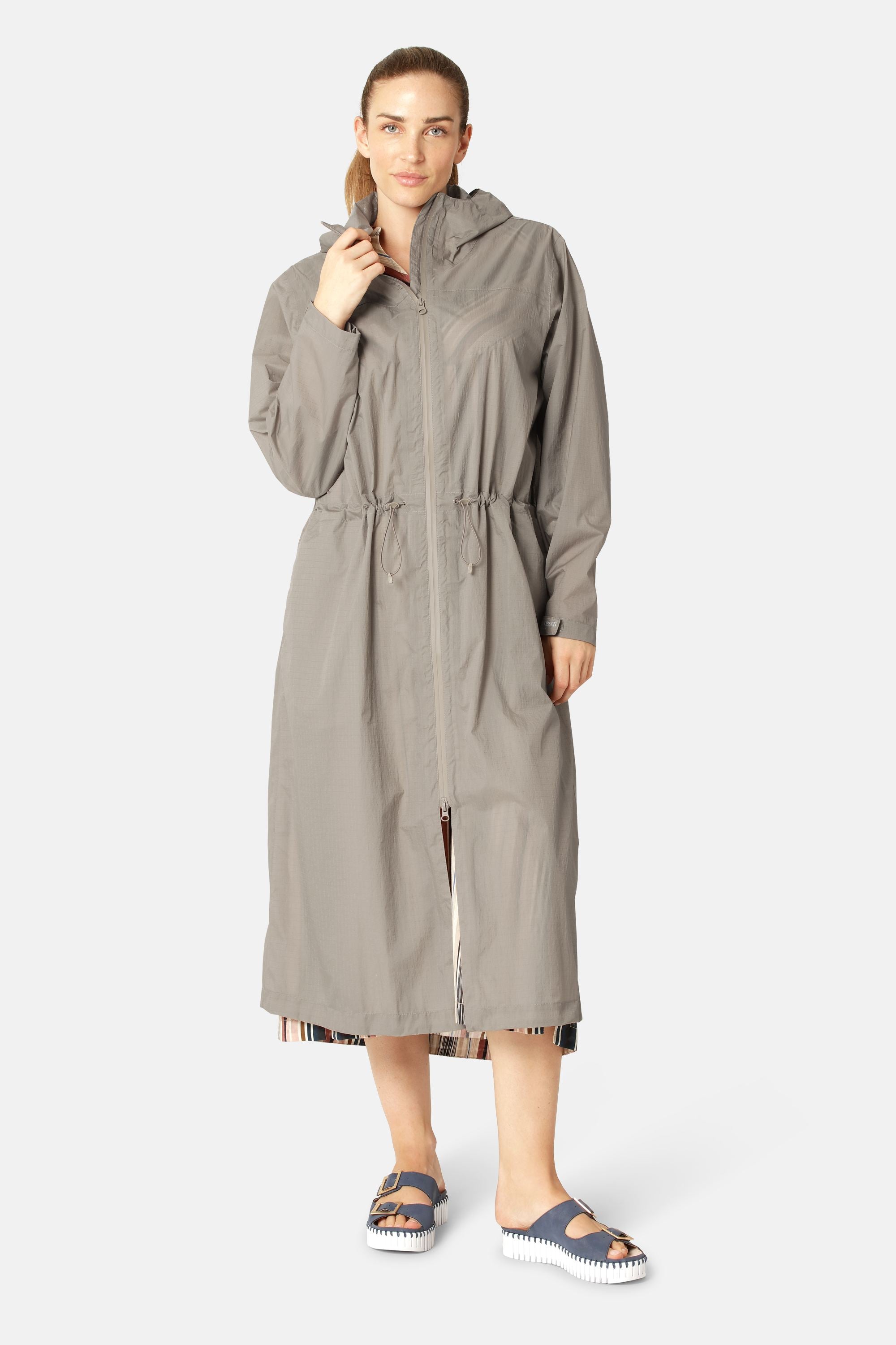 Parka Impermeable Cortavientos - Greige