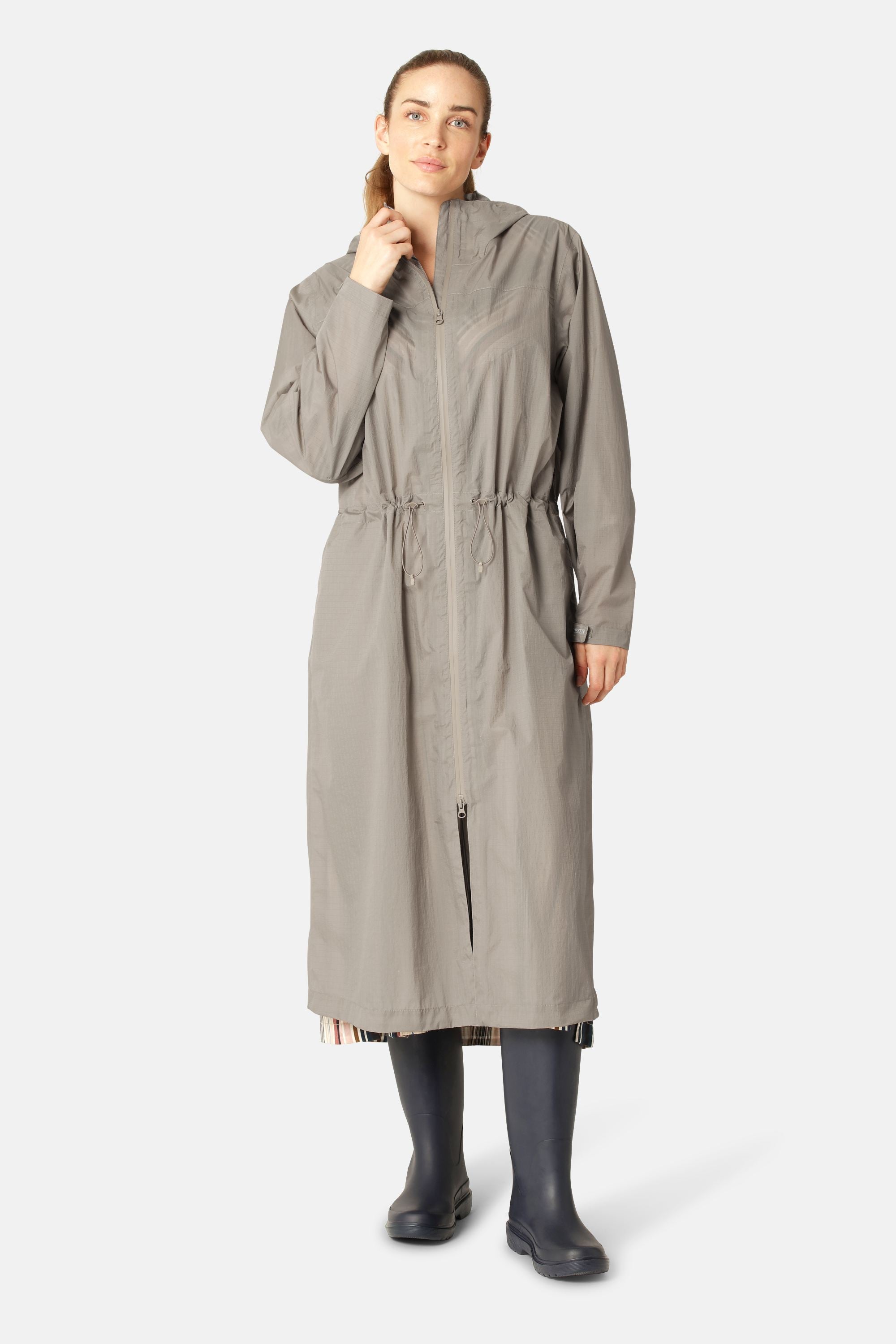Parka Impermeable Cortavientos - Greige