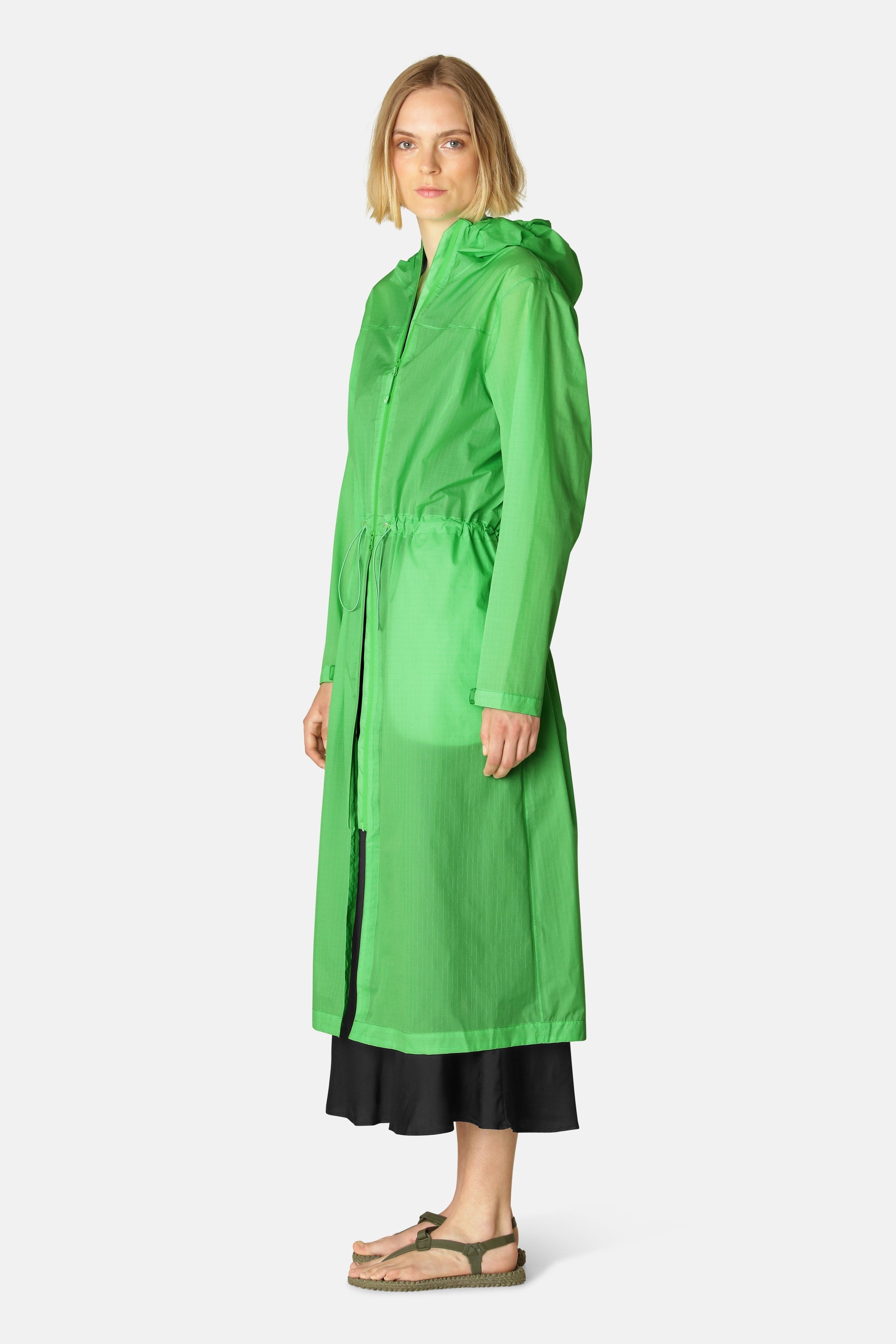 Windbreaker Rain Parka - Bright Green