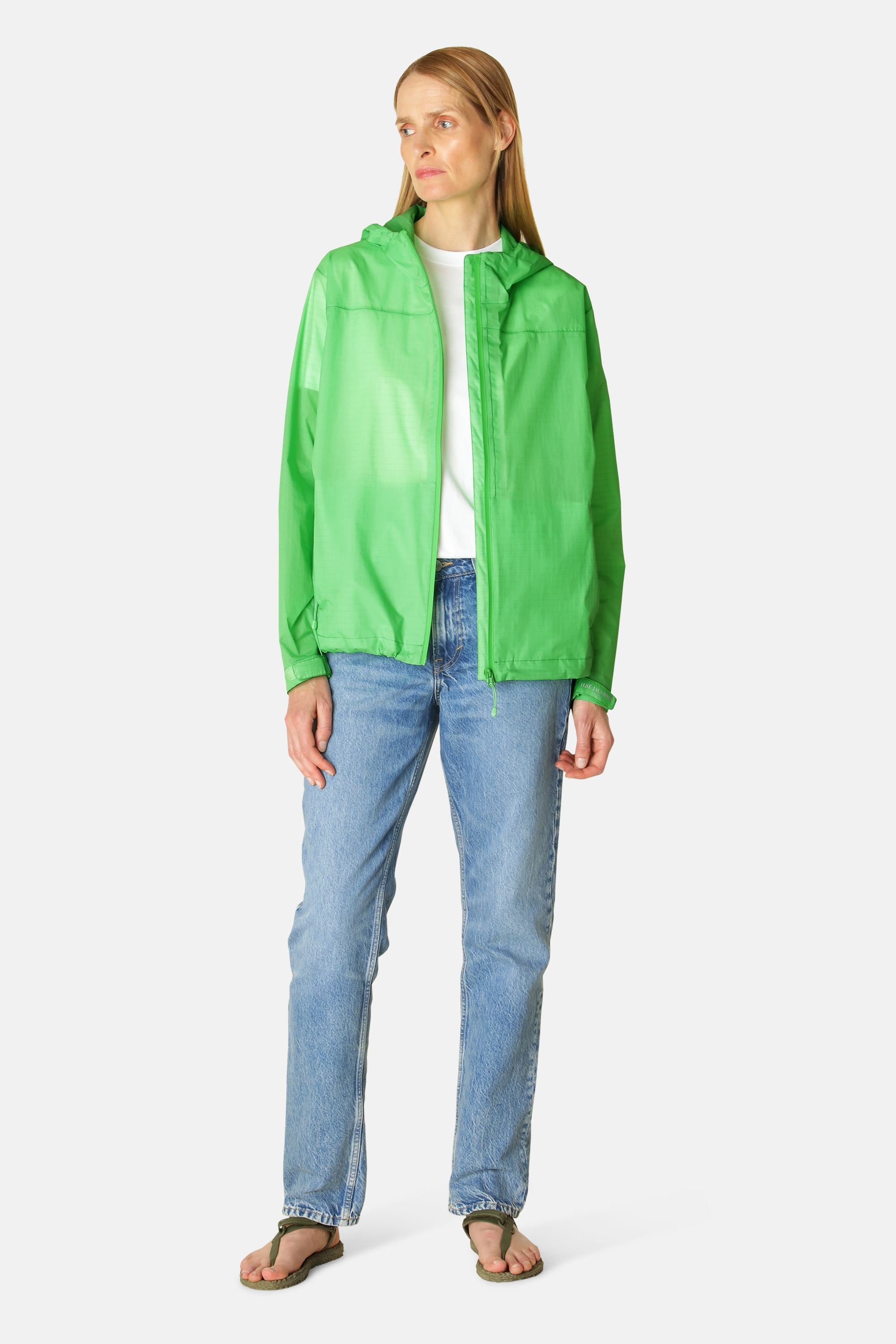 Windbreaker Rain Jacket - Bright Green
