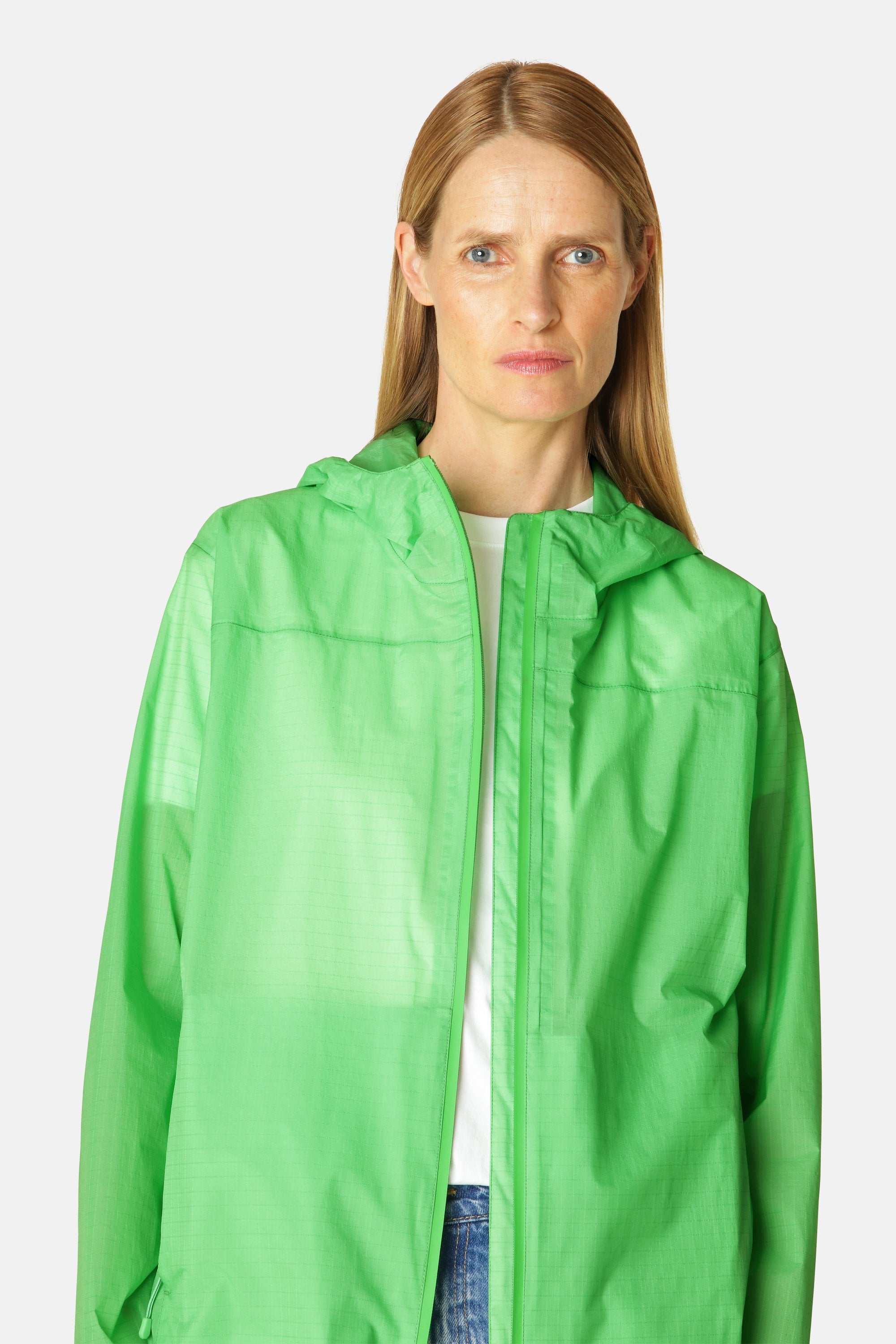 Chaqueta Cortavientos Impermeable - Bright Green