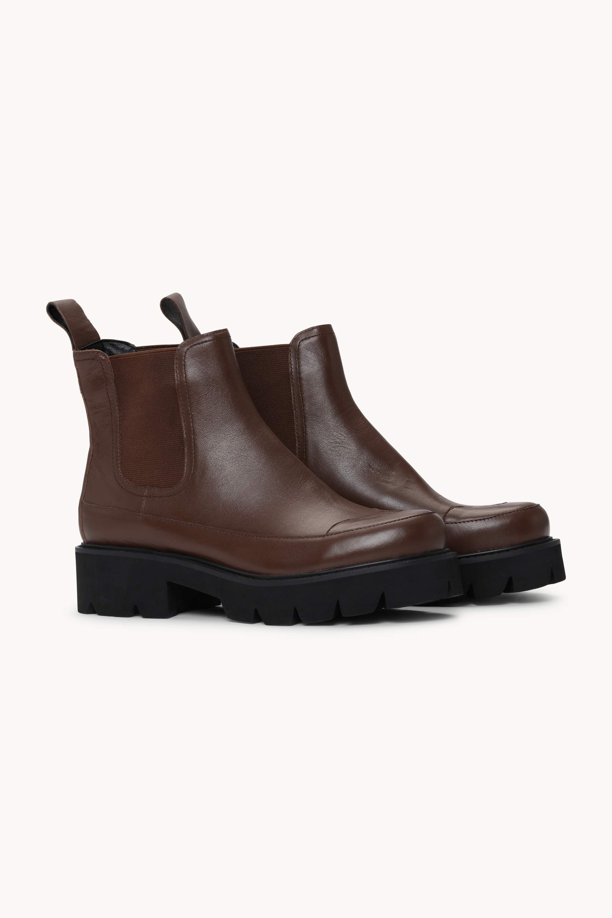 Botines - Coñac oscuro