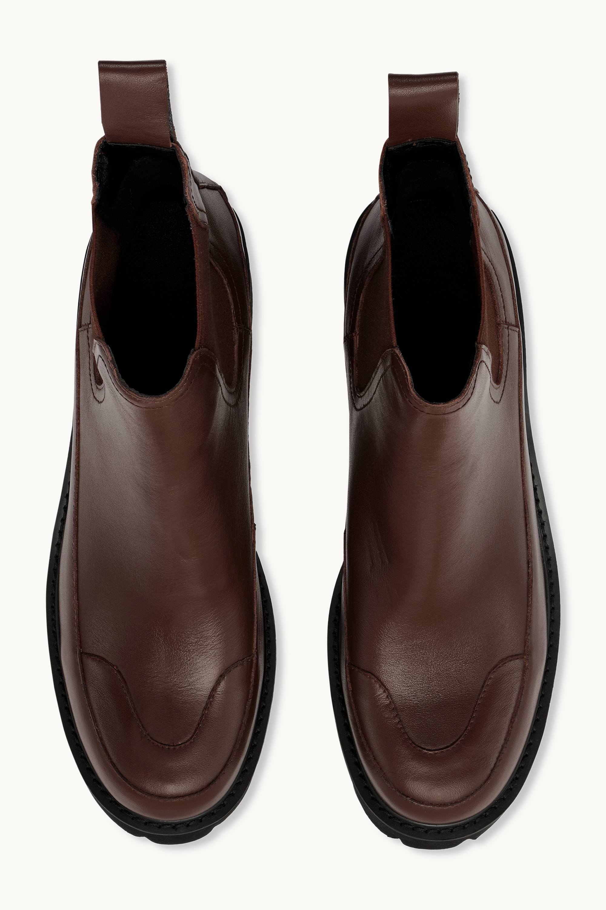 Botines - Coñac oscuro