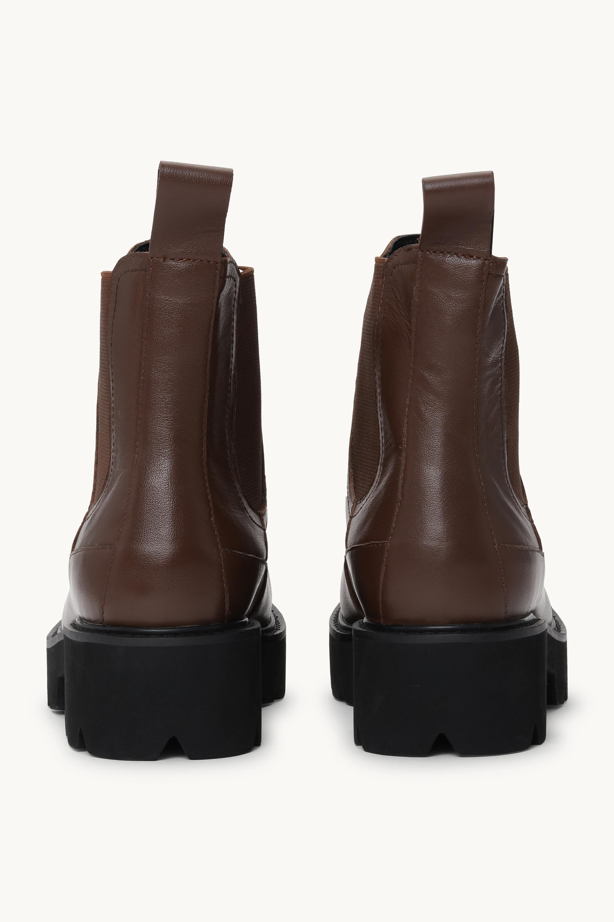 Botines - Coñac oscuro