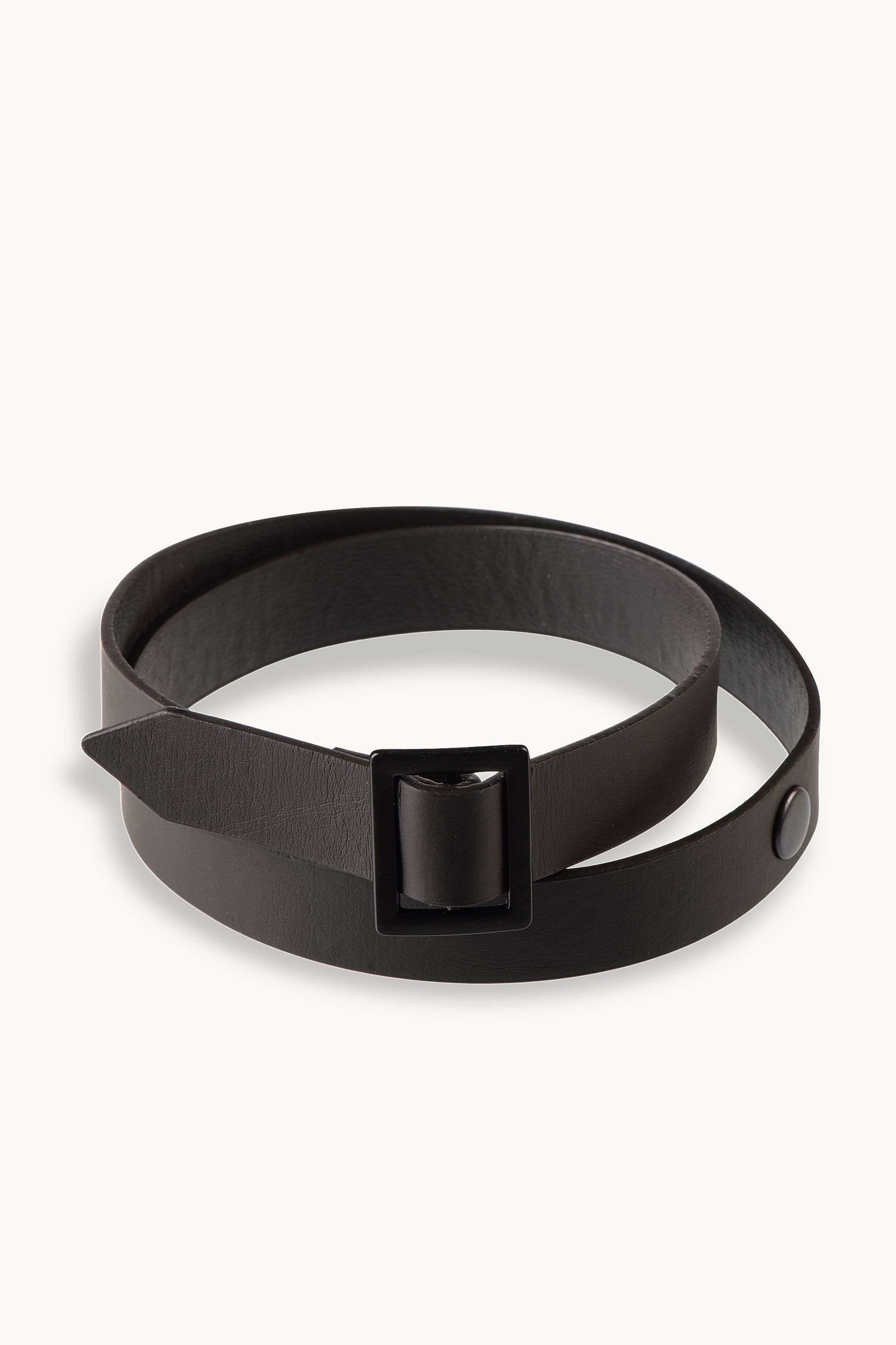 Neck Strap - Brown Black Oxidized