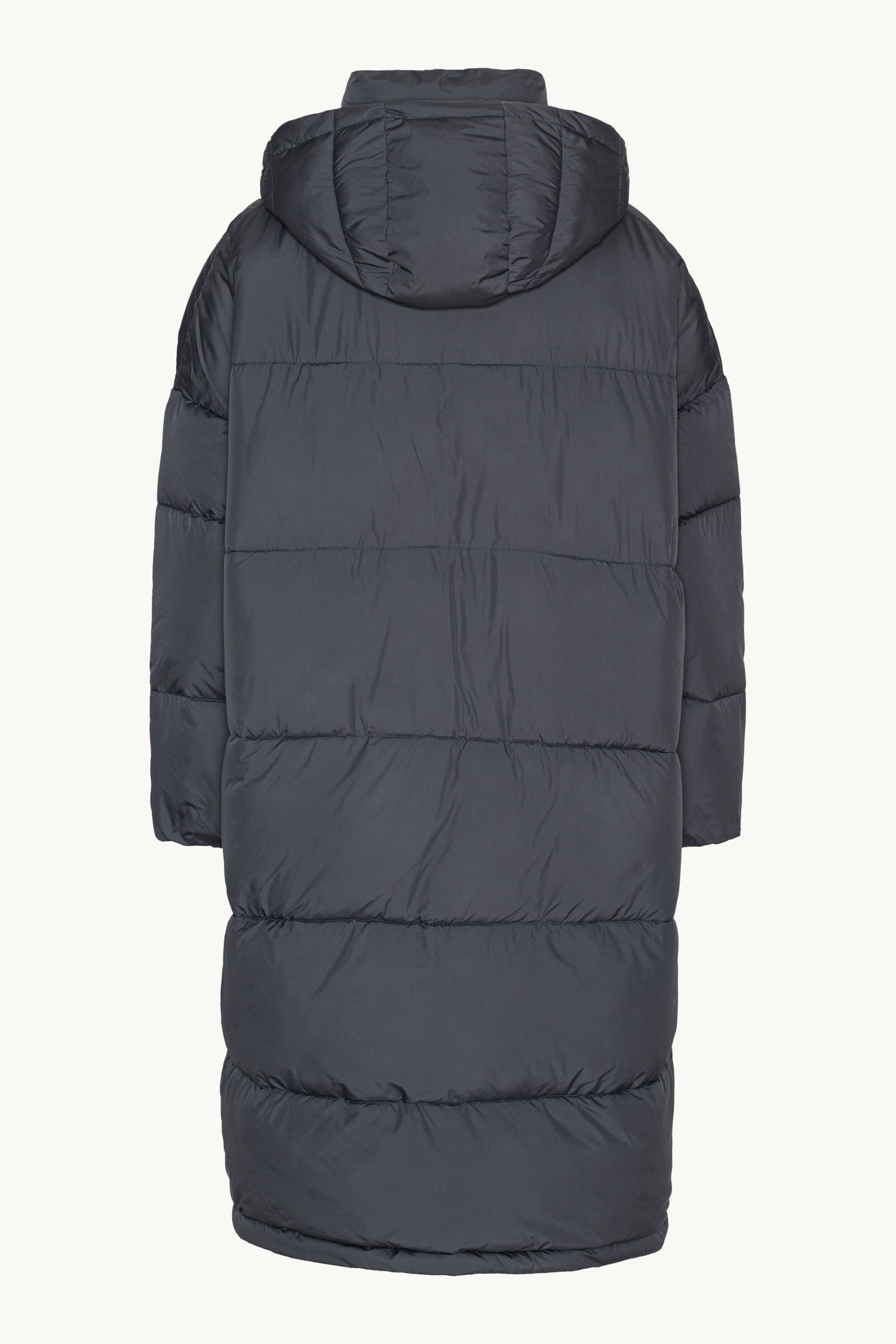 Long Padded Coat - Ombre Blue