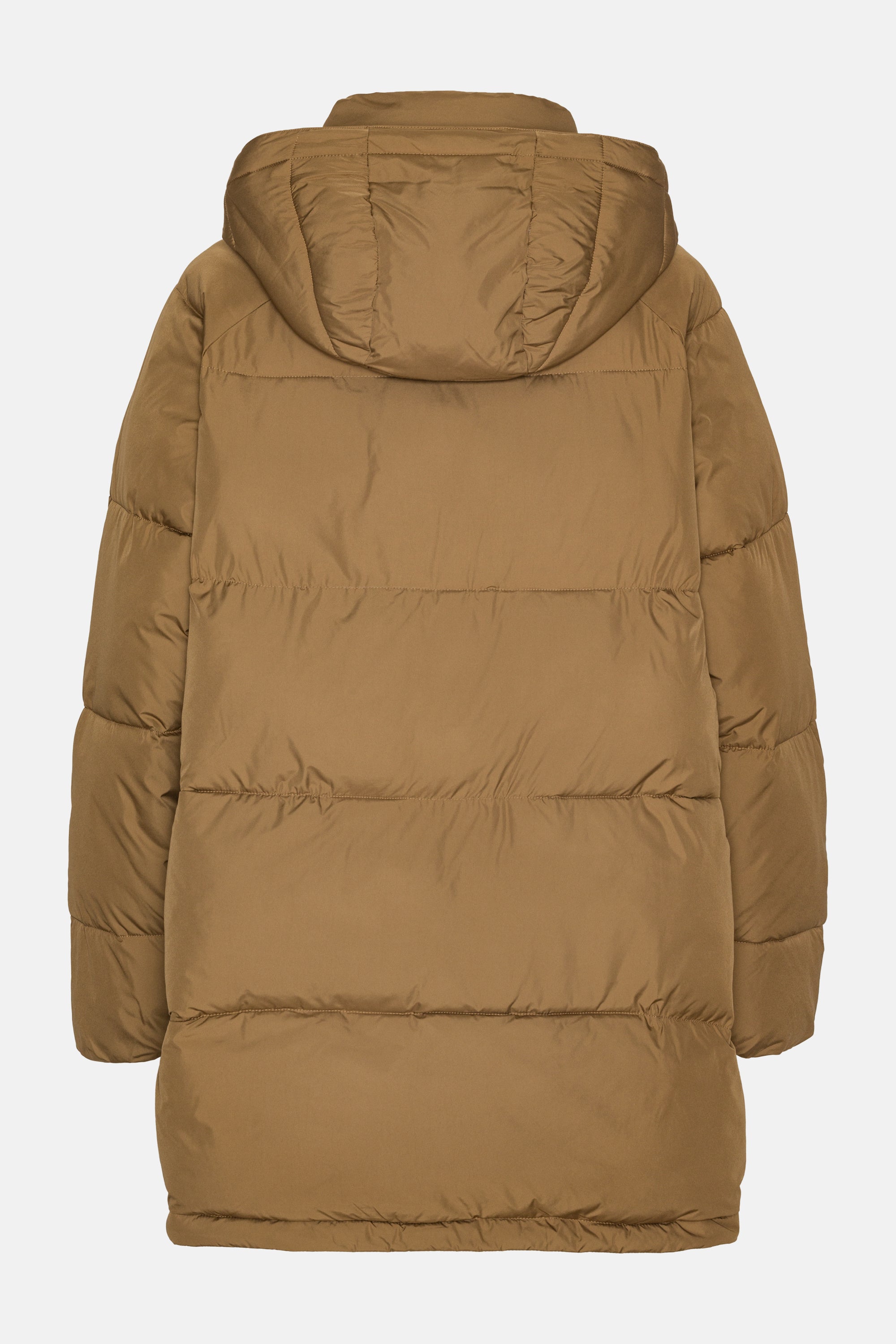 Oversized Padded Coat - Mocca