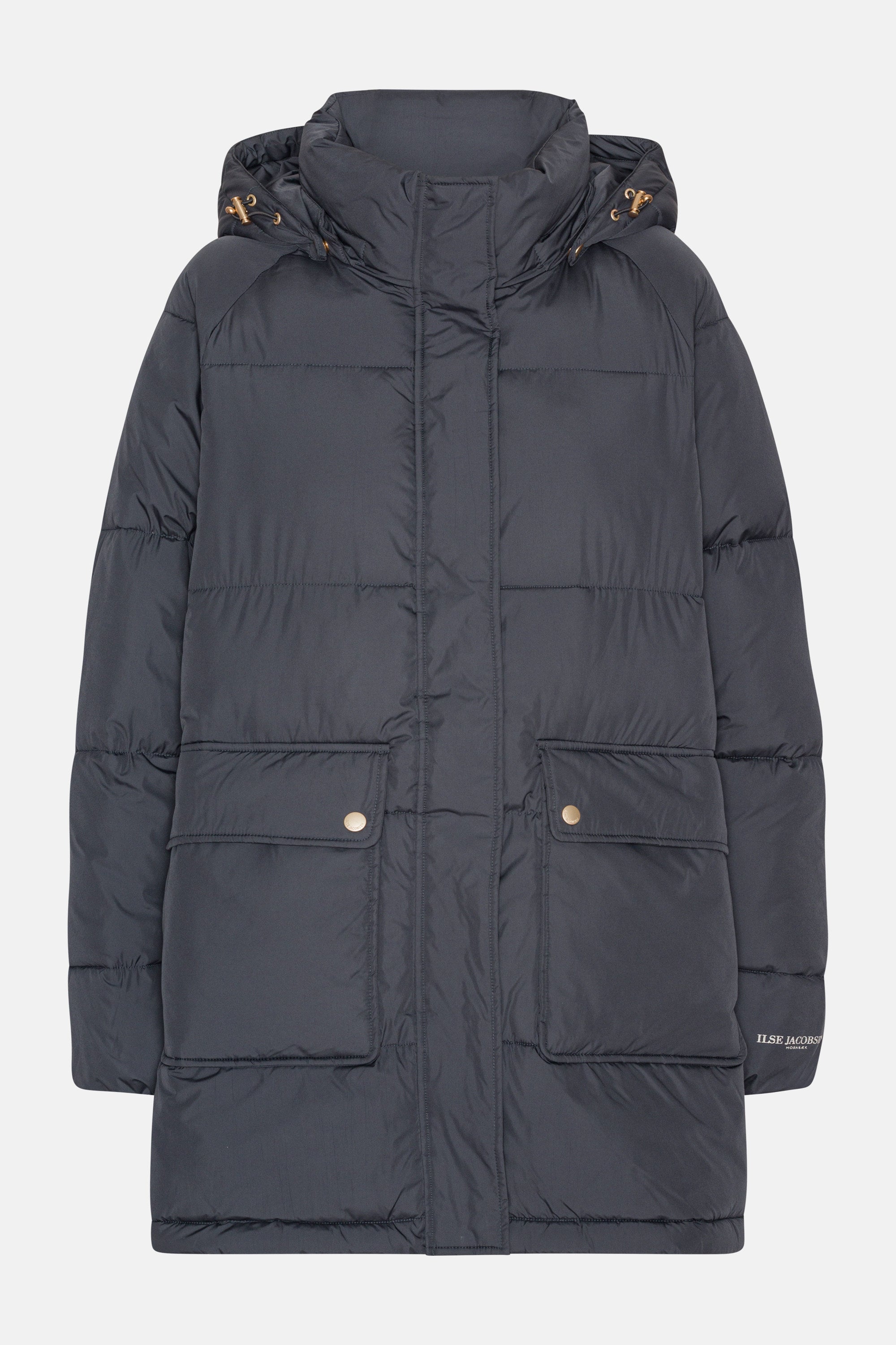 Oversized Padded Coat - Ombre Blue