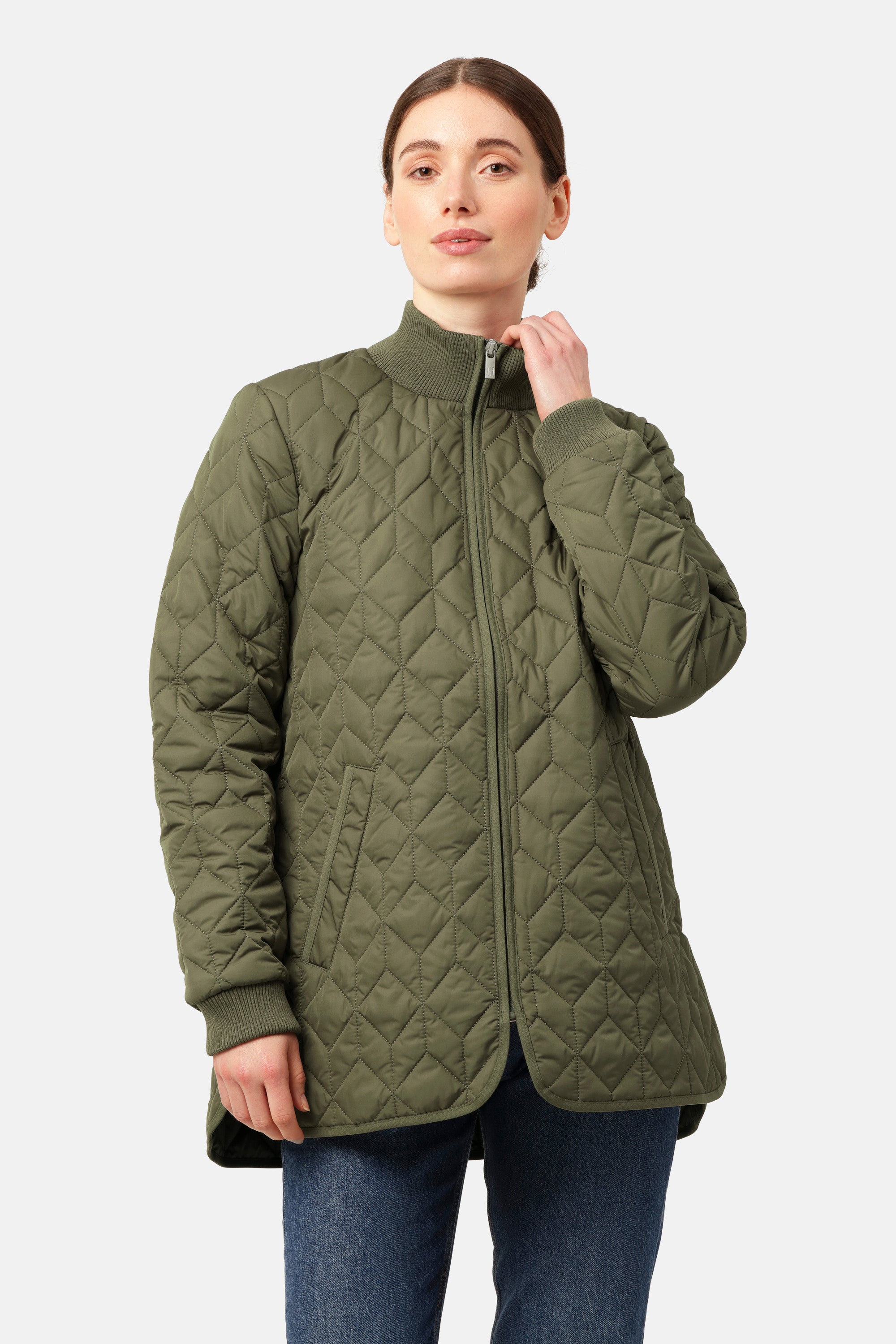 Ilse Jacobsen Hornbæk Outerwear Quilt Jacket Jacket 410 Army
