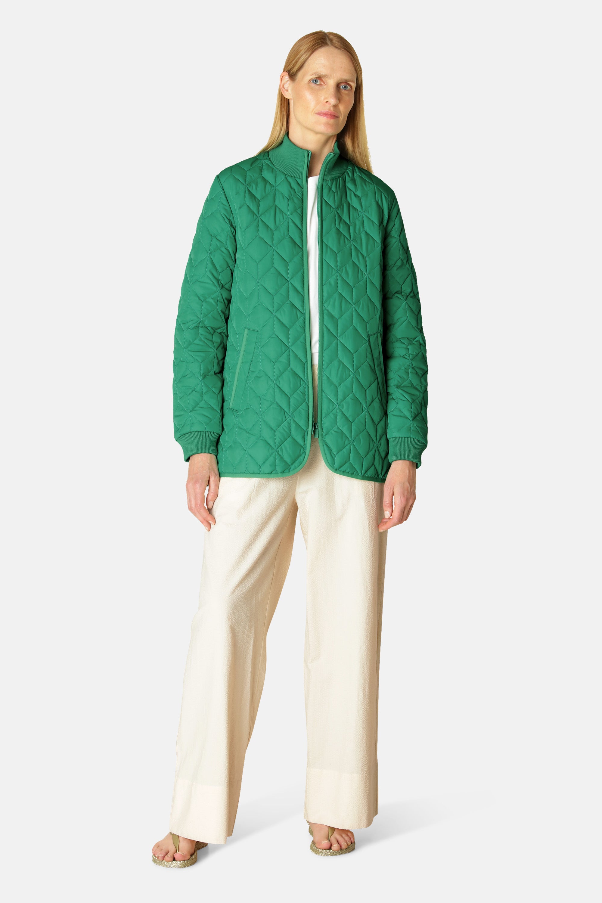 Ilse Jacobsen Hornbæk Outerwear Quilt Jacket Jacket 439 Sea Plant