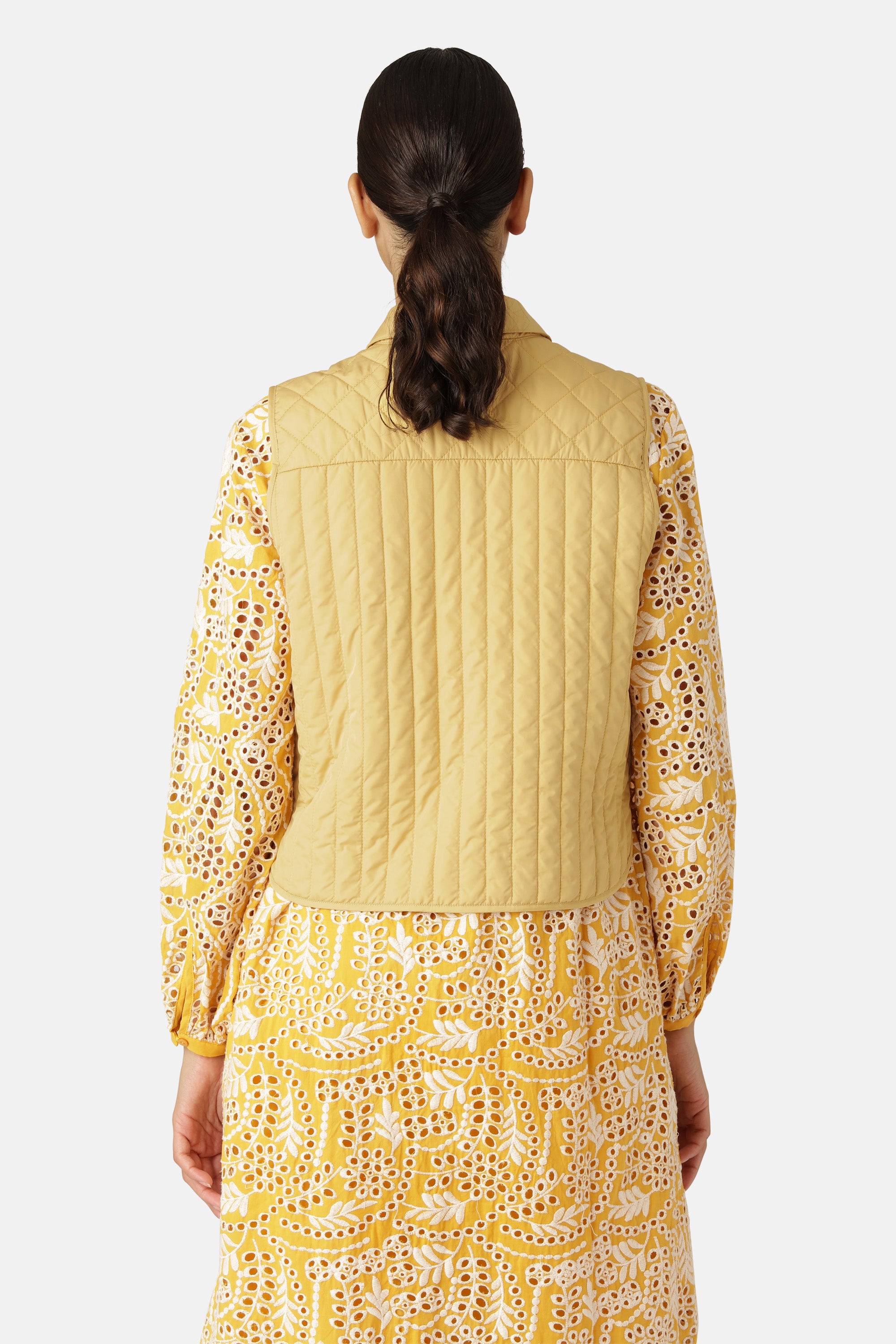 Ilse Jacobsen Hornbæk Outerwear Quilt Vest Vest 844 Marigold