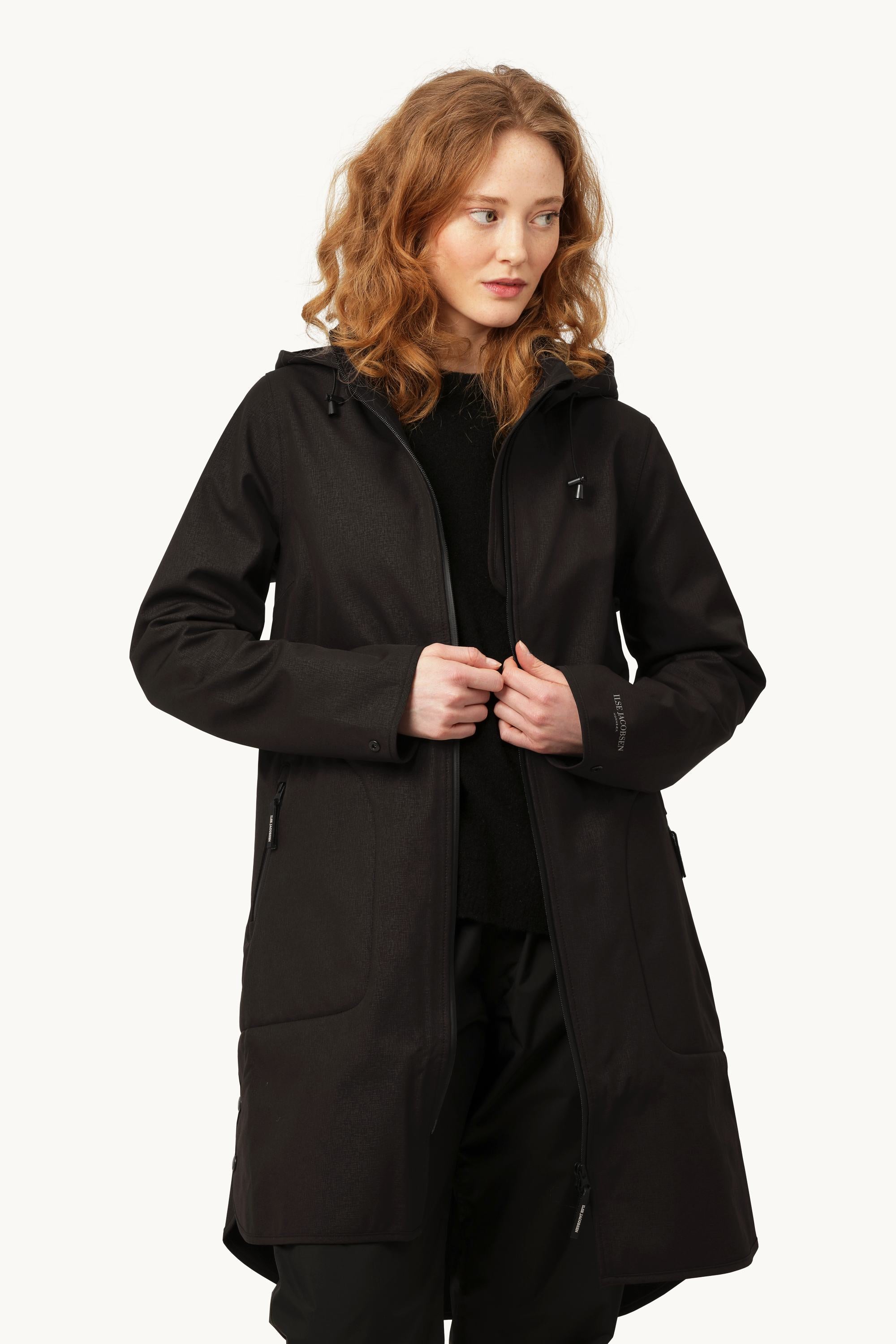Impermeable Softshell Corte A - Black