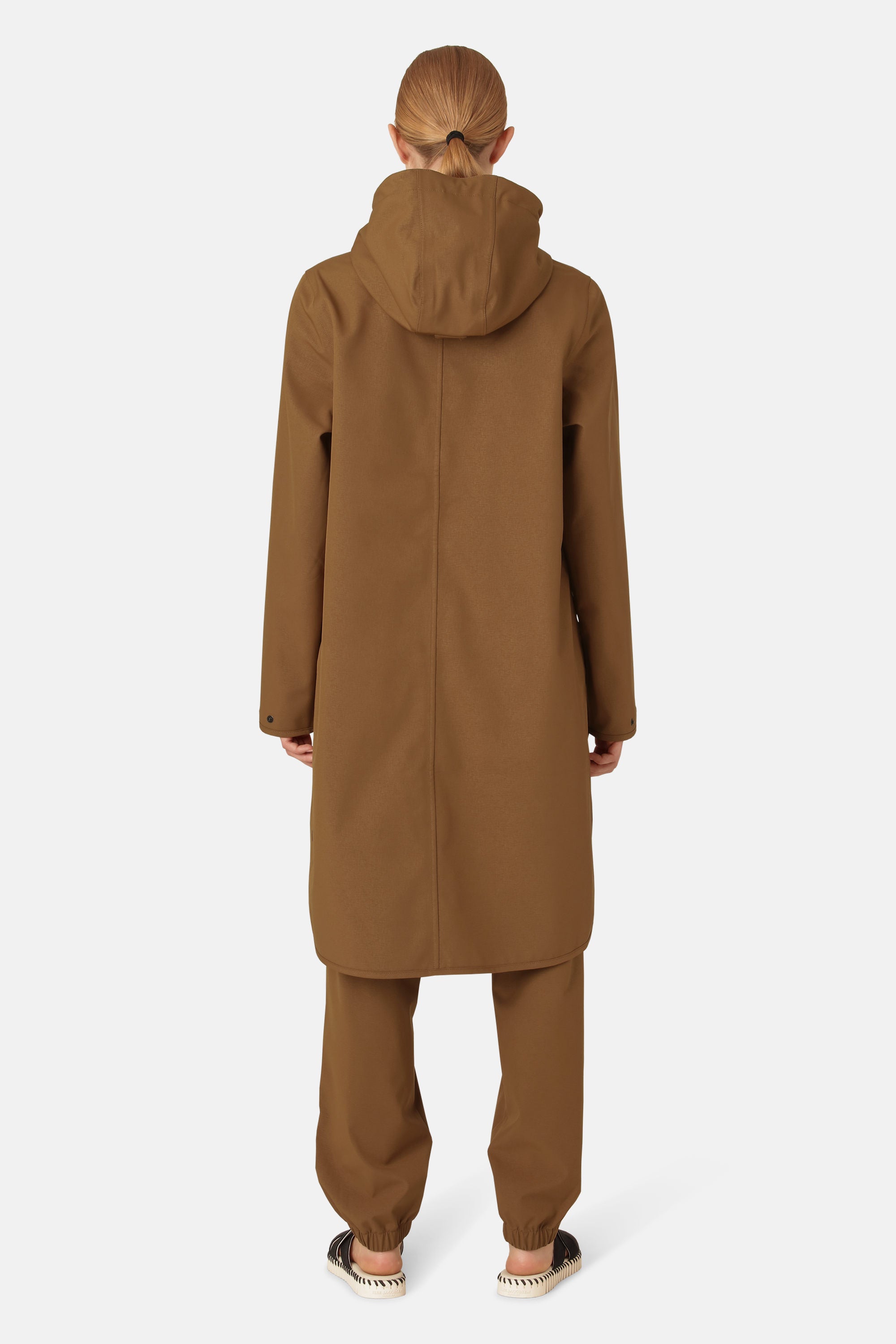Softshell Raincoat A-line - Walnut