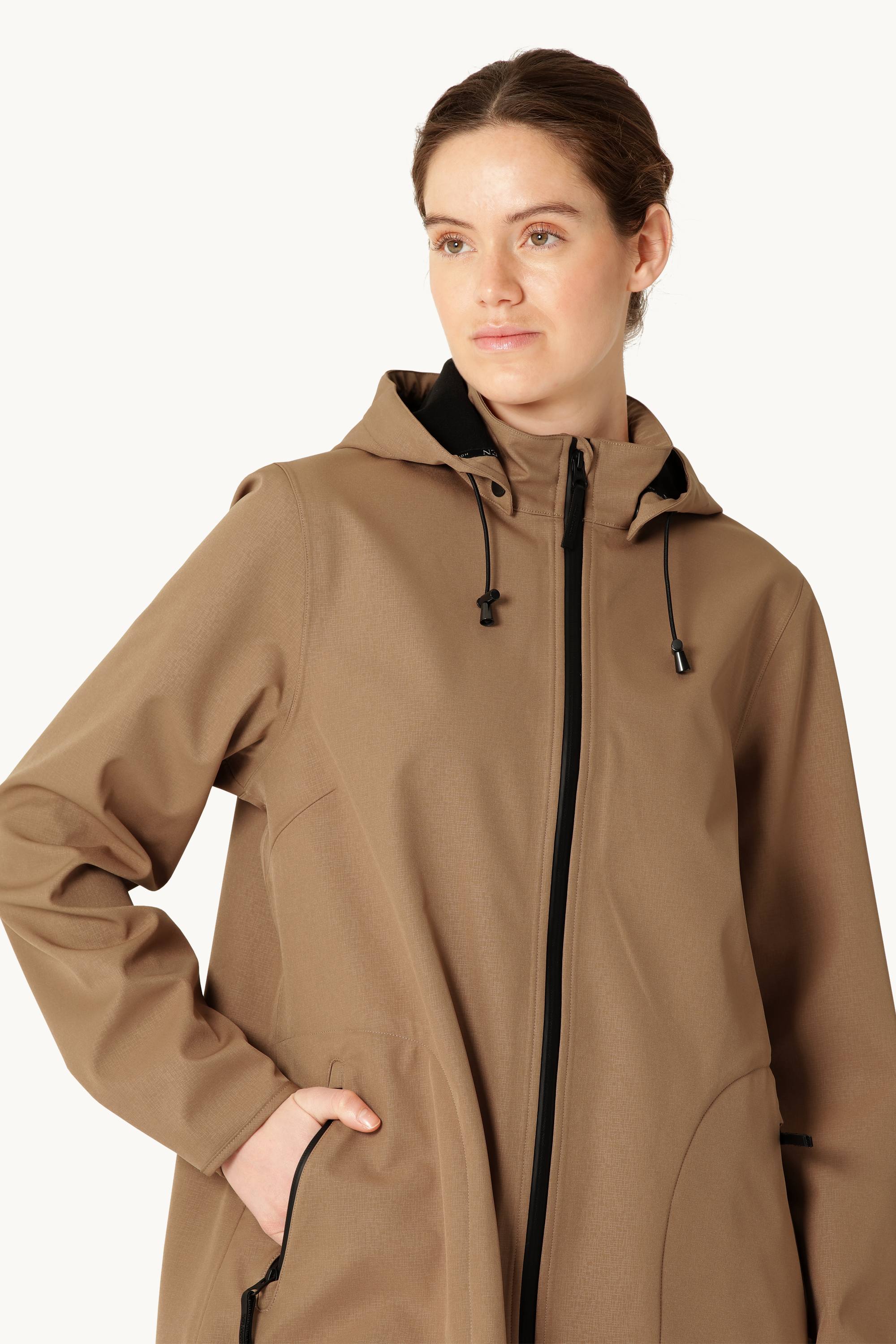 Impermeable Softshell Corte A - Mocca