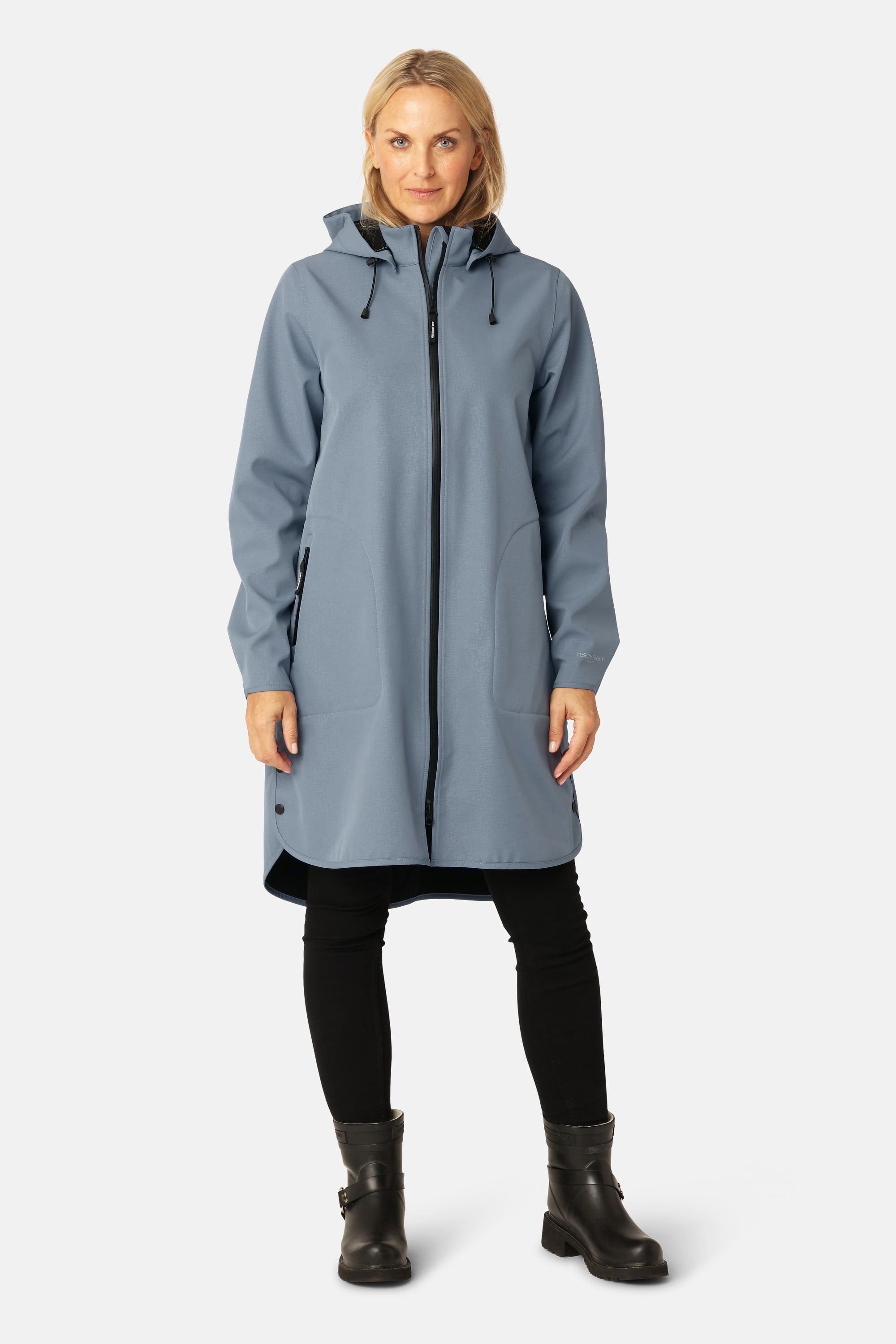 Impermeable Softshell Corte A - Grey Blue