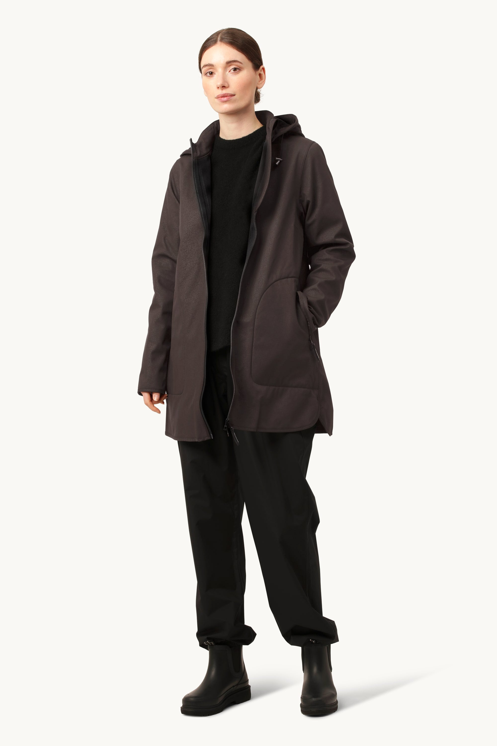 Impermeable Softshell Corte A - Black