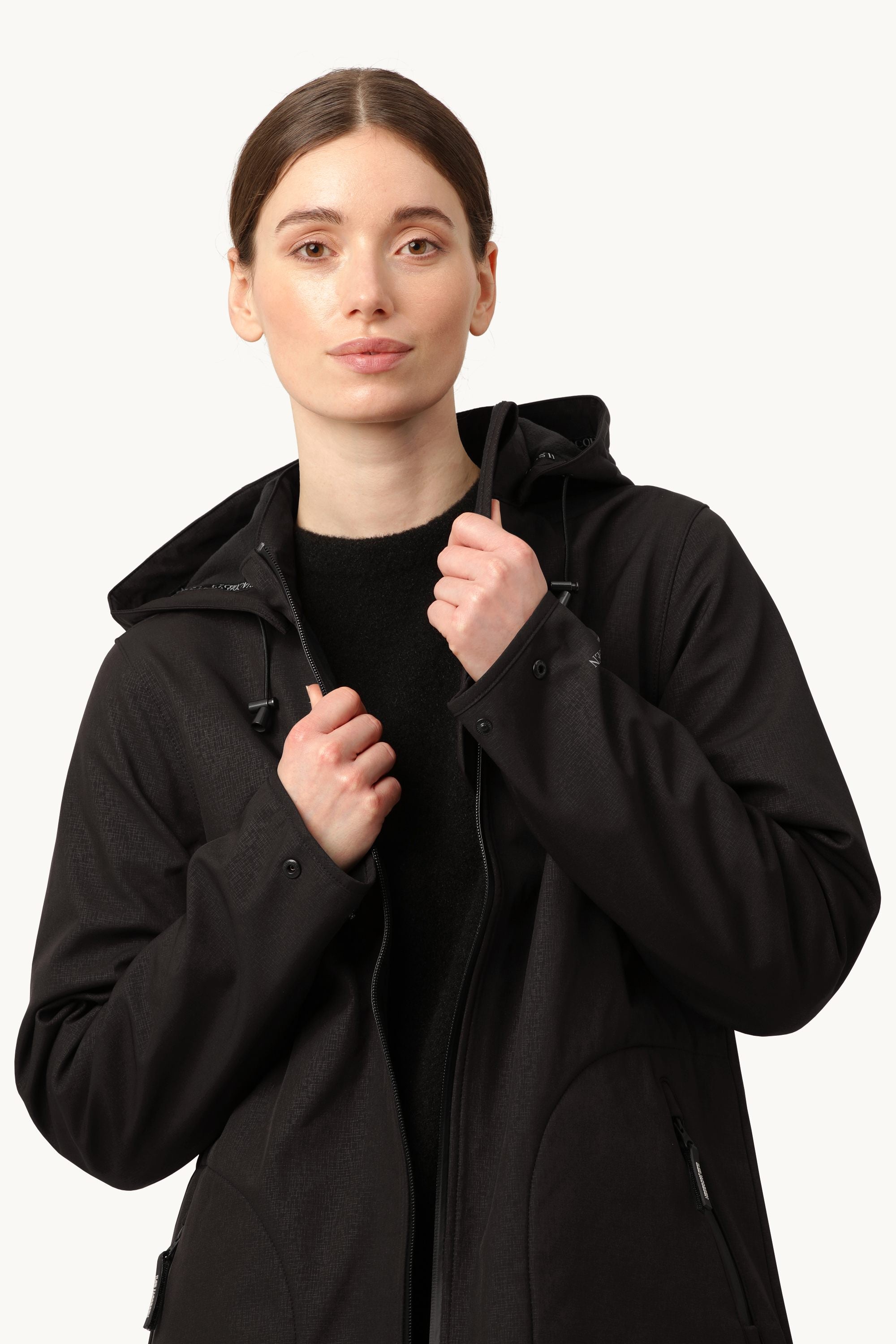 Impermeable Softshell Corte A - Black