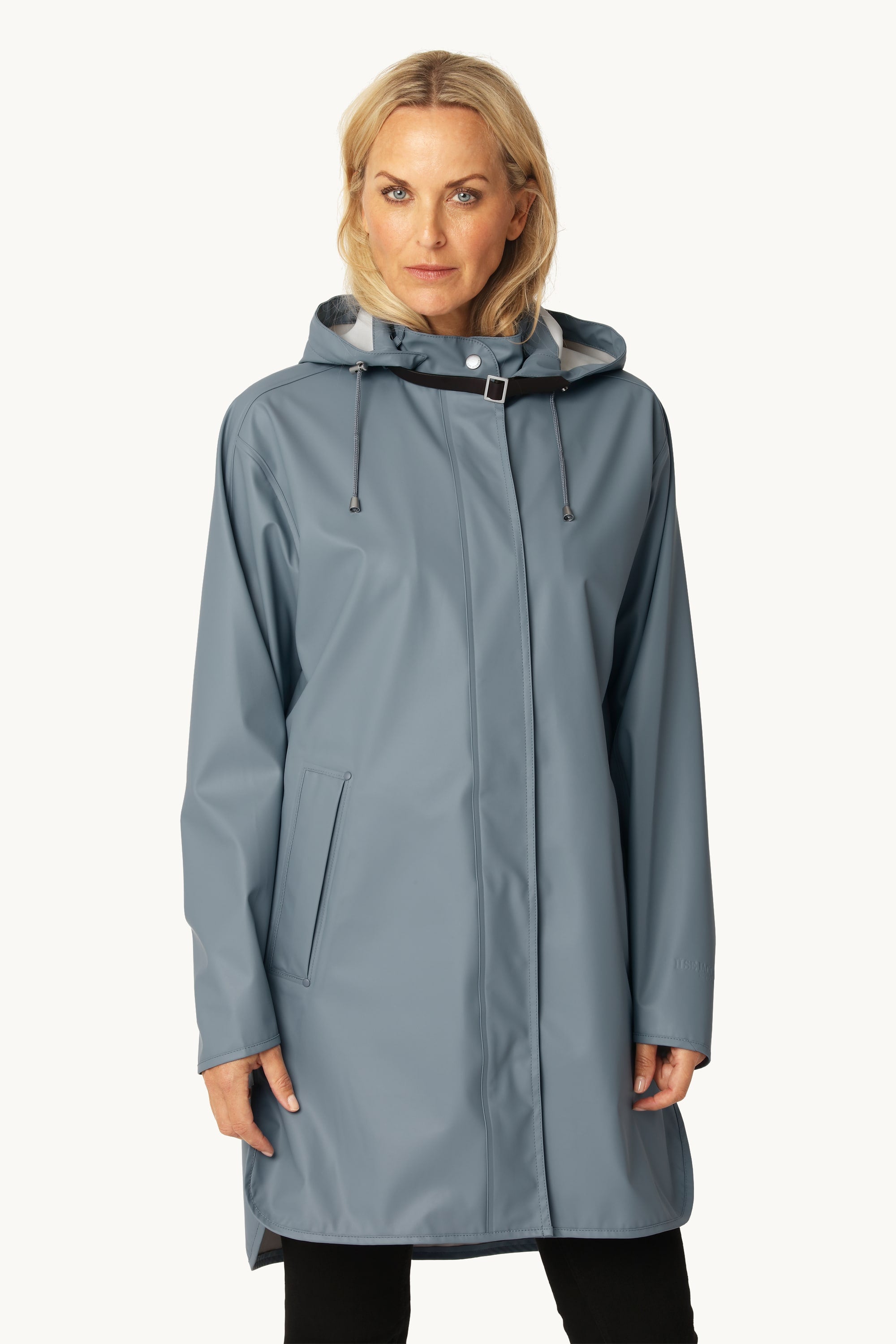 Raincoat - Grey Blue