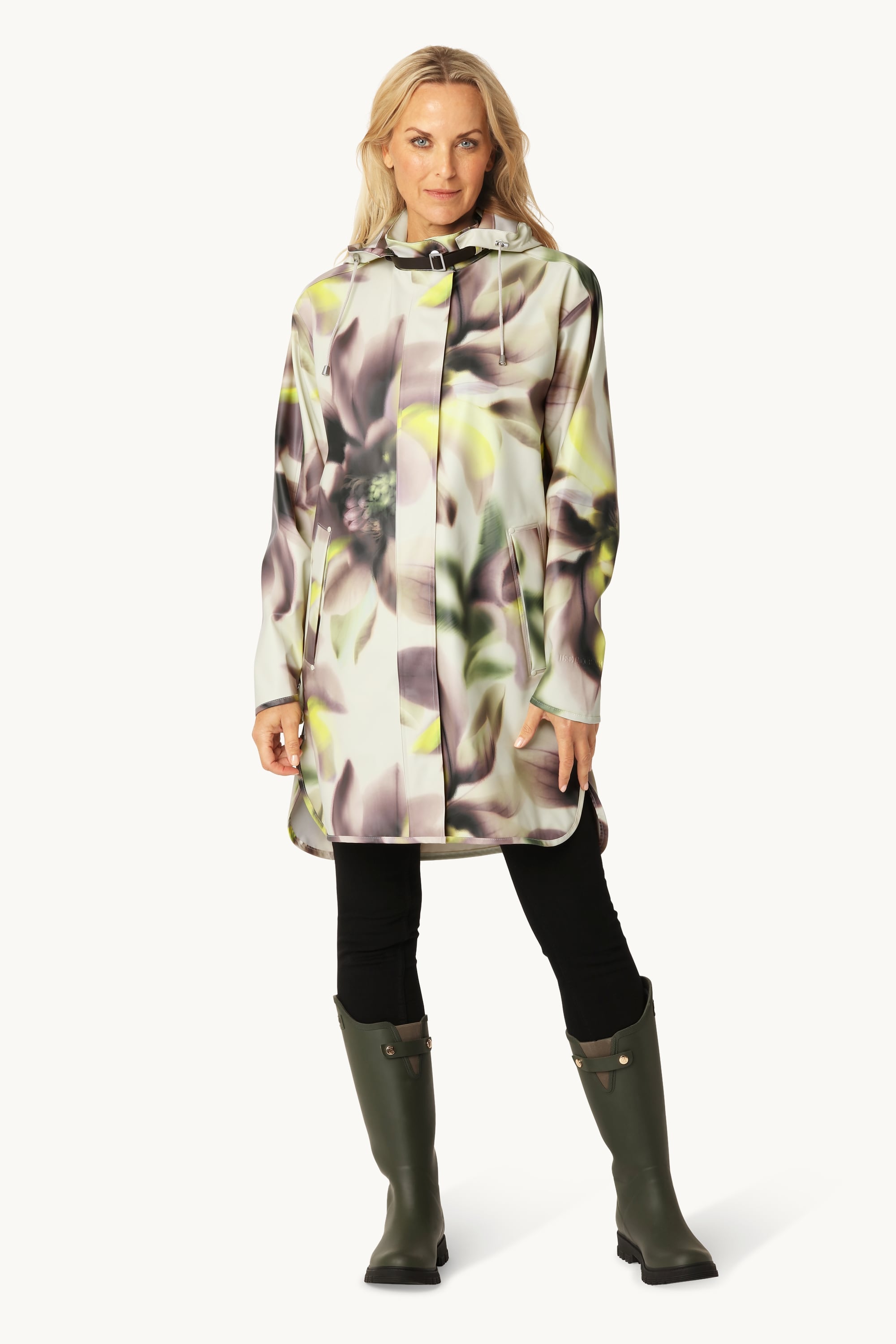 Raincoat - Light Photoristic Flower