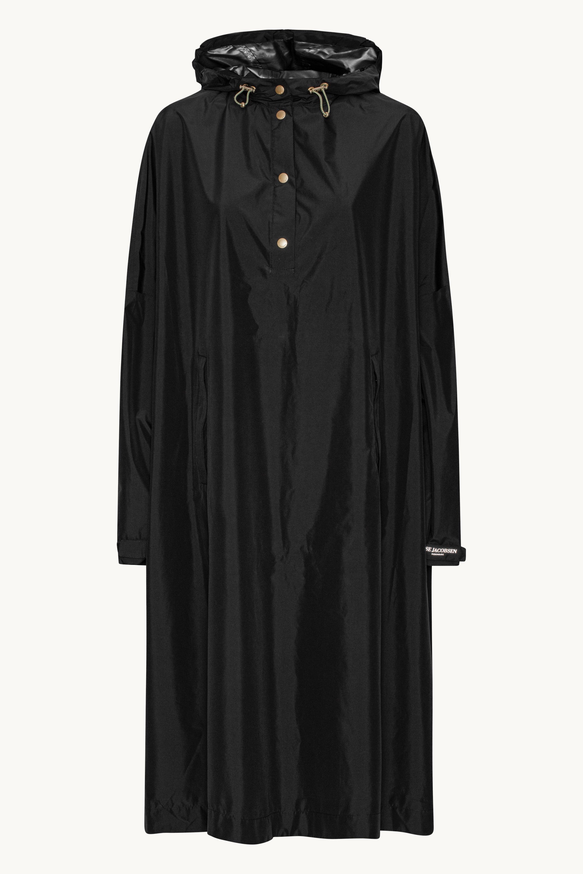 Poncho con mangas - Negro