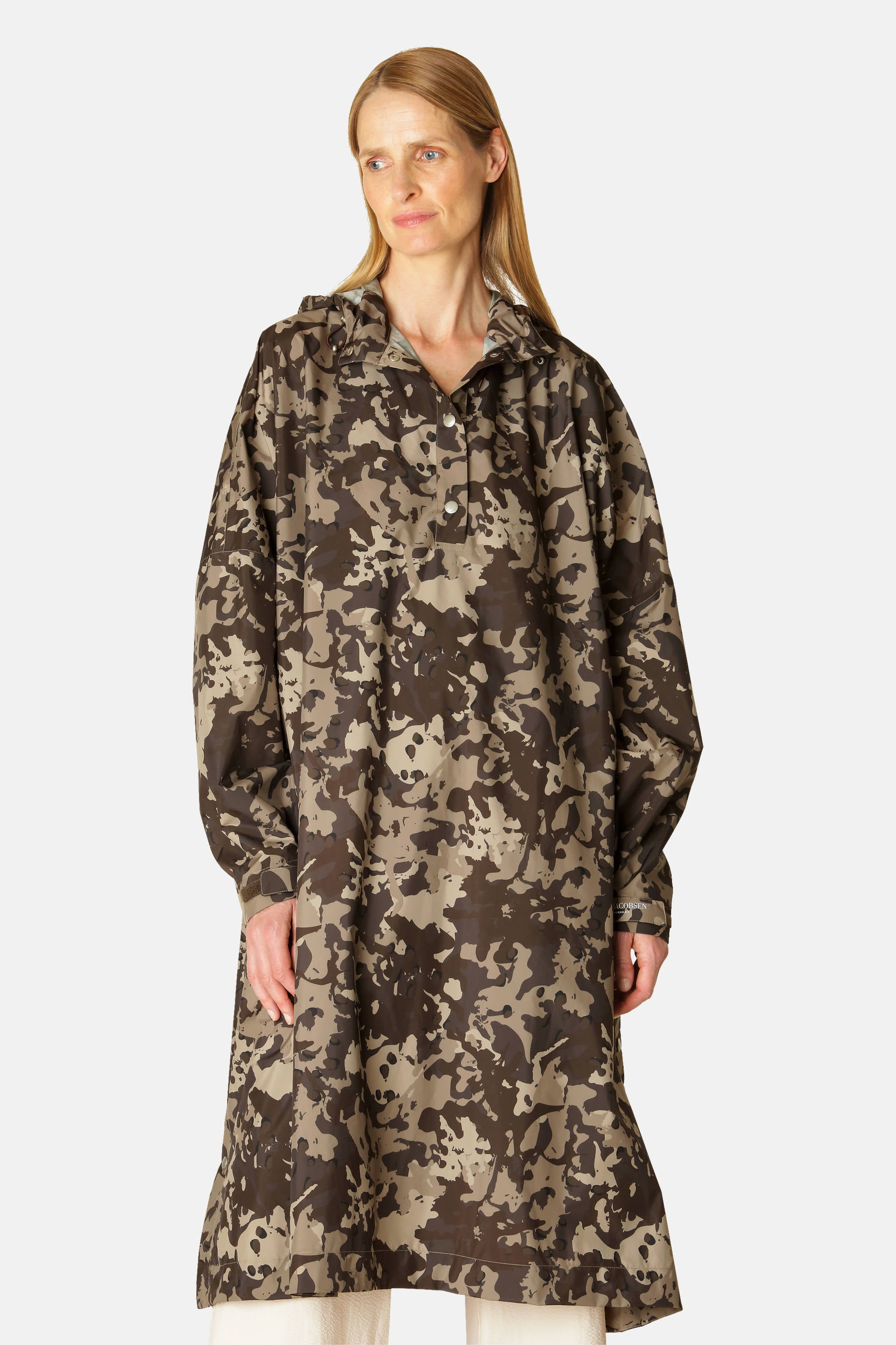 Poncho Impermeable - Brown Camo